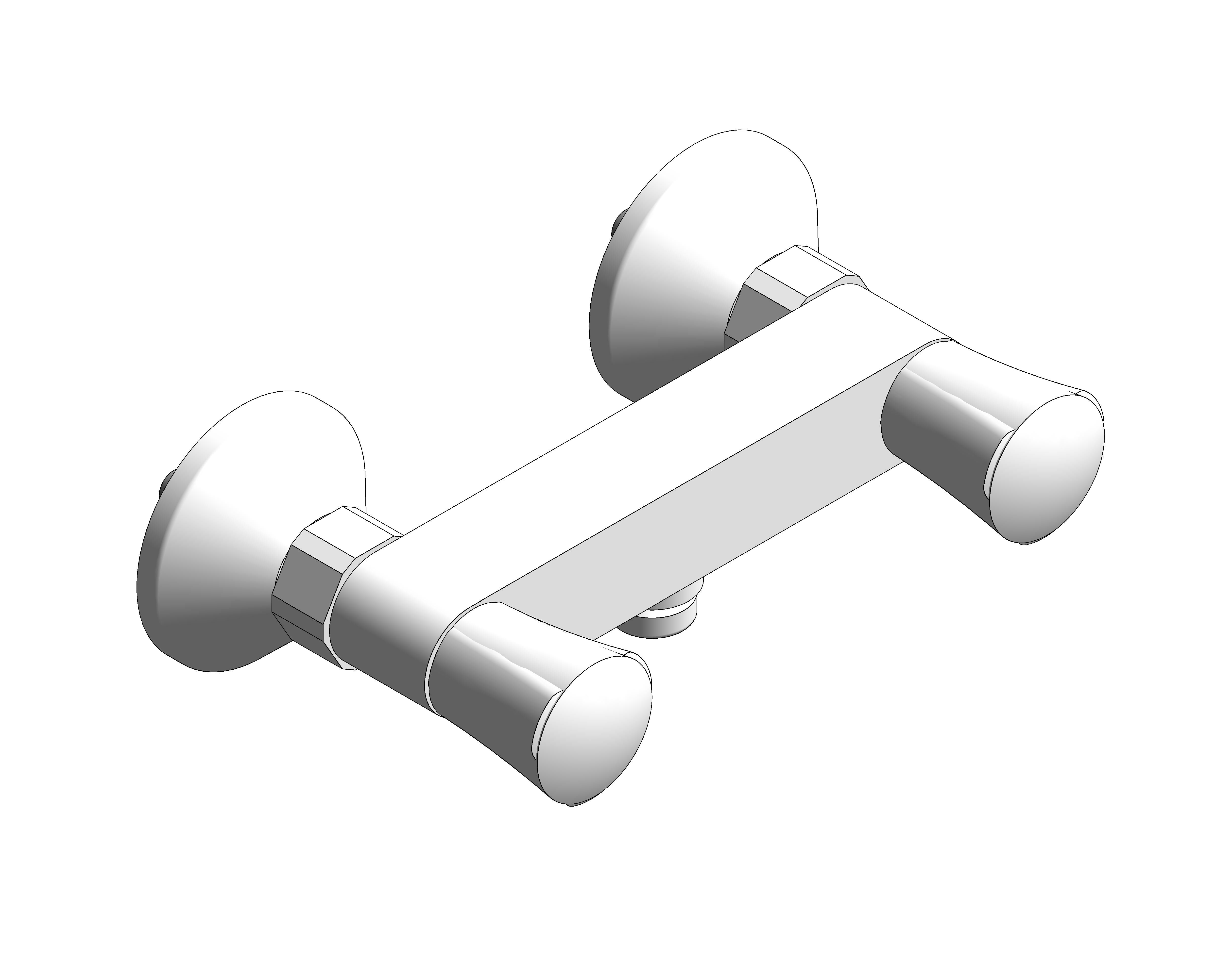 bimstore 3D image of the Grohe Costa L - Shower mixer 1/2″ - 26330001