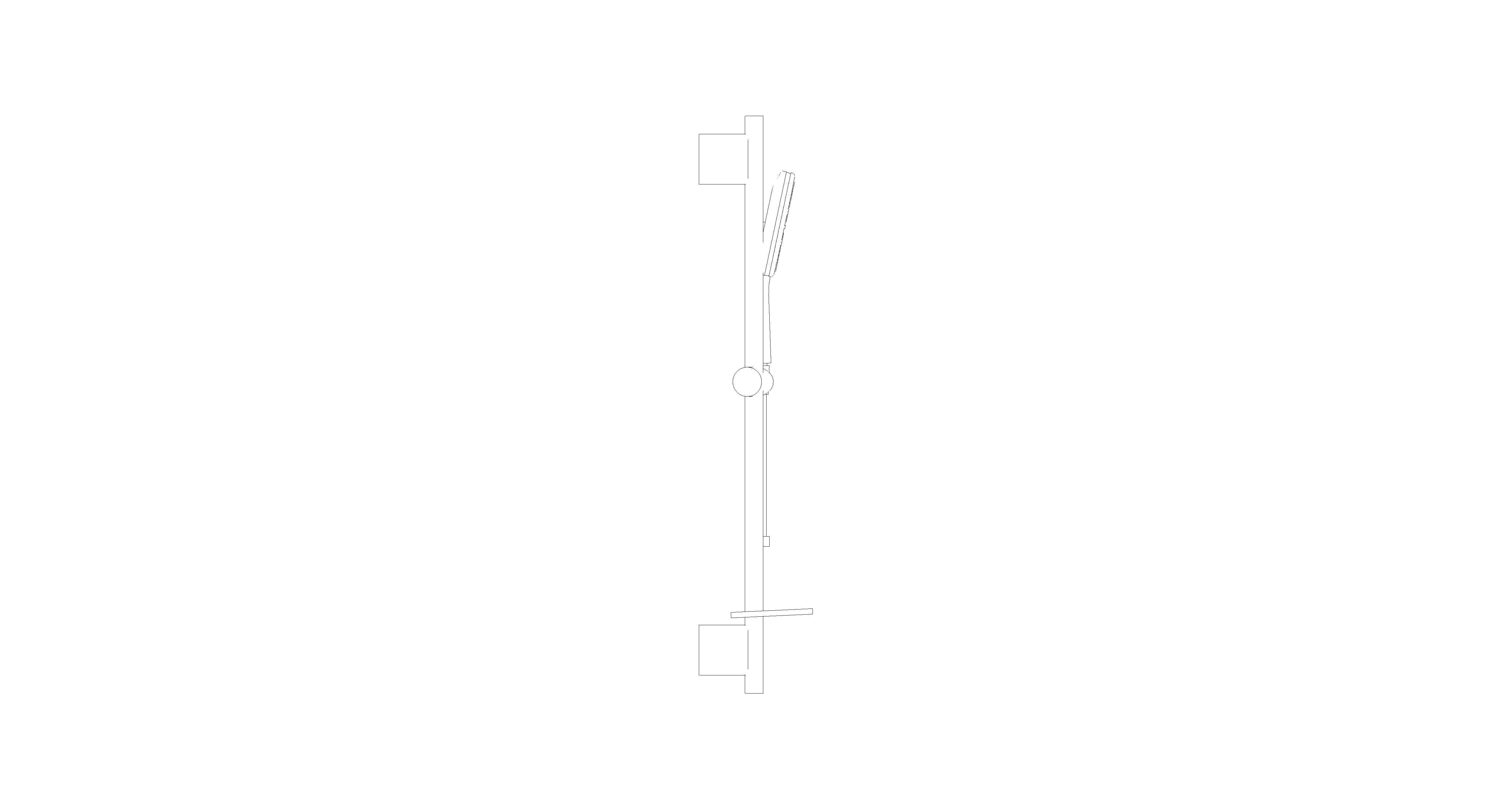 Product: RAINSHOWER SMARTACTIVE 130 Cube Shower Rail Set 3 Sprays (26584GLC)