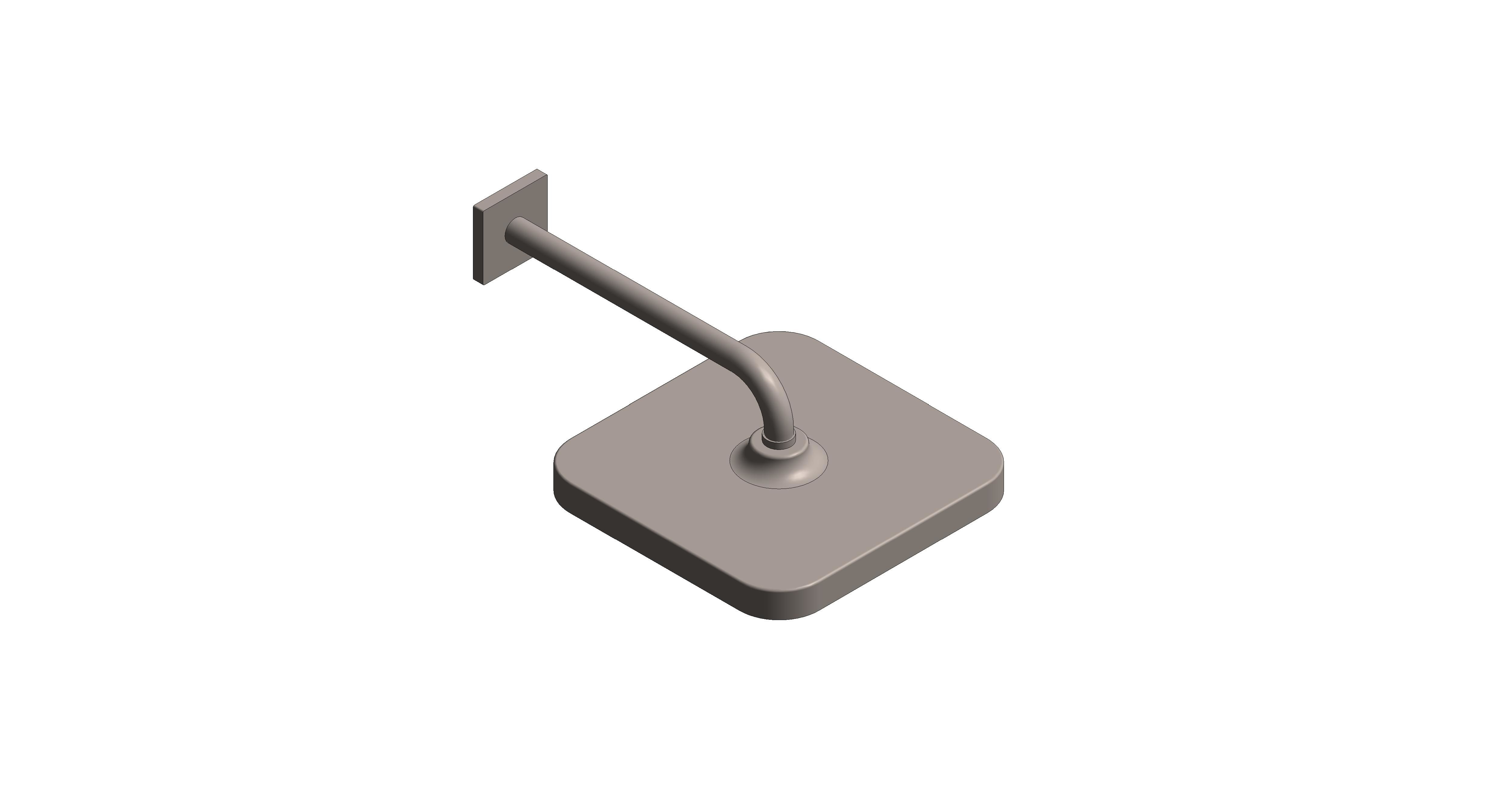 Product: TEMPESTA 250 CUBE HEAD SHOWER SET 380 MM, 1 SPRAY (26687AL0)