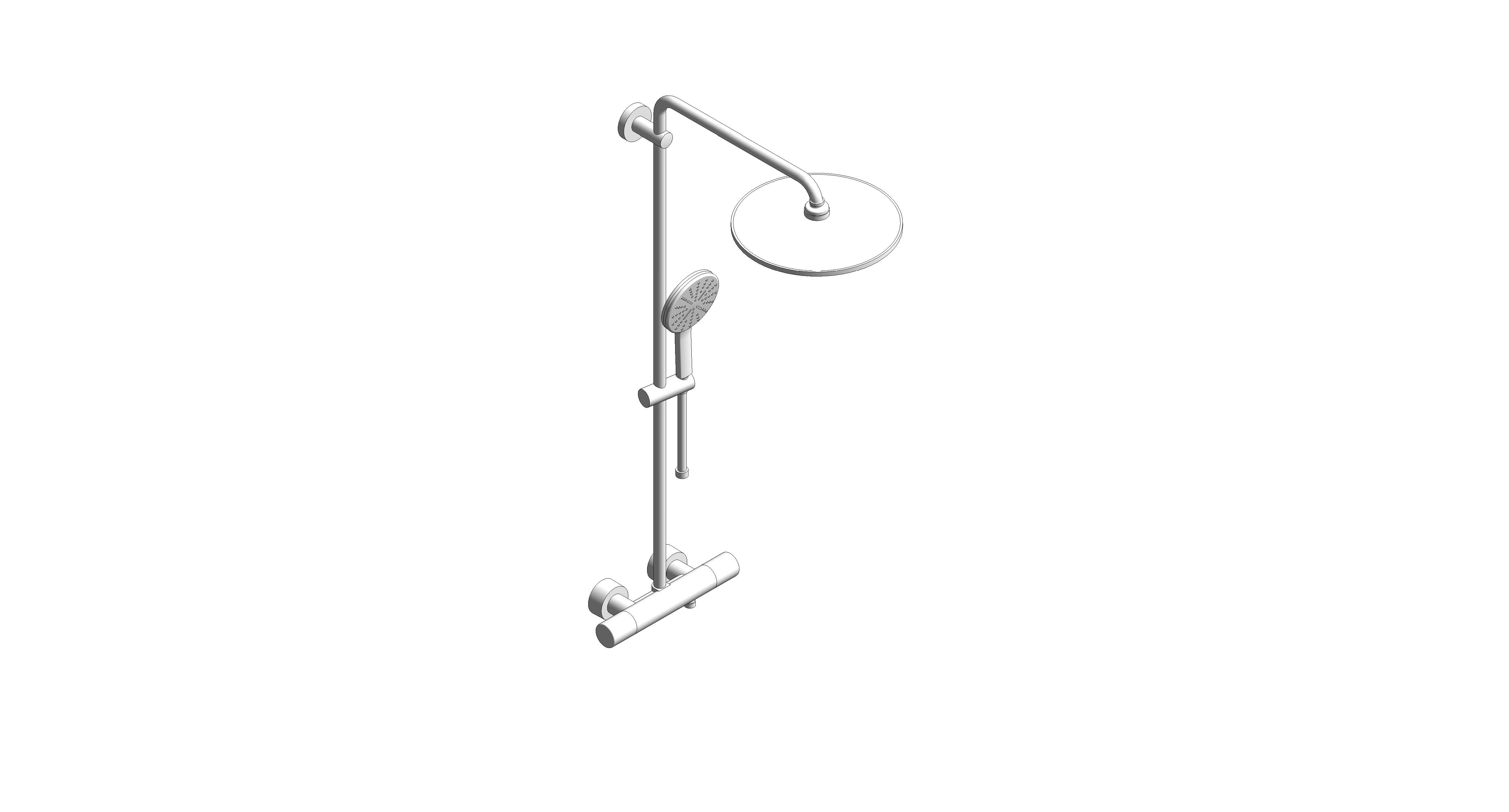 RAINSHOWER SMARTACTIVE 310 Shower system with wall thermostat (26836000)