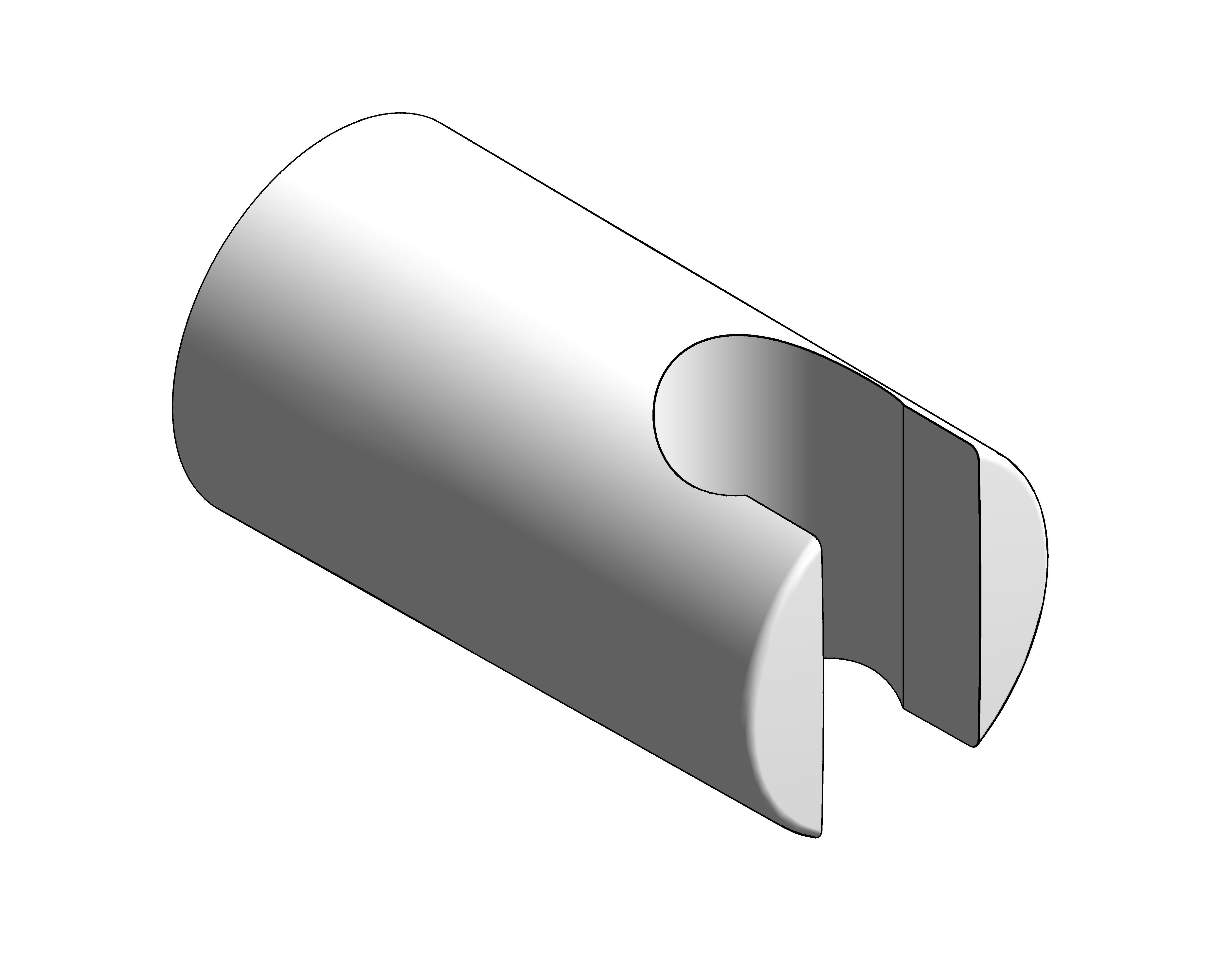 bimstore 3D image of the Grohe Rainshower - Wall hand shower holder - 27056000