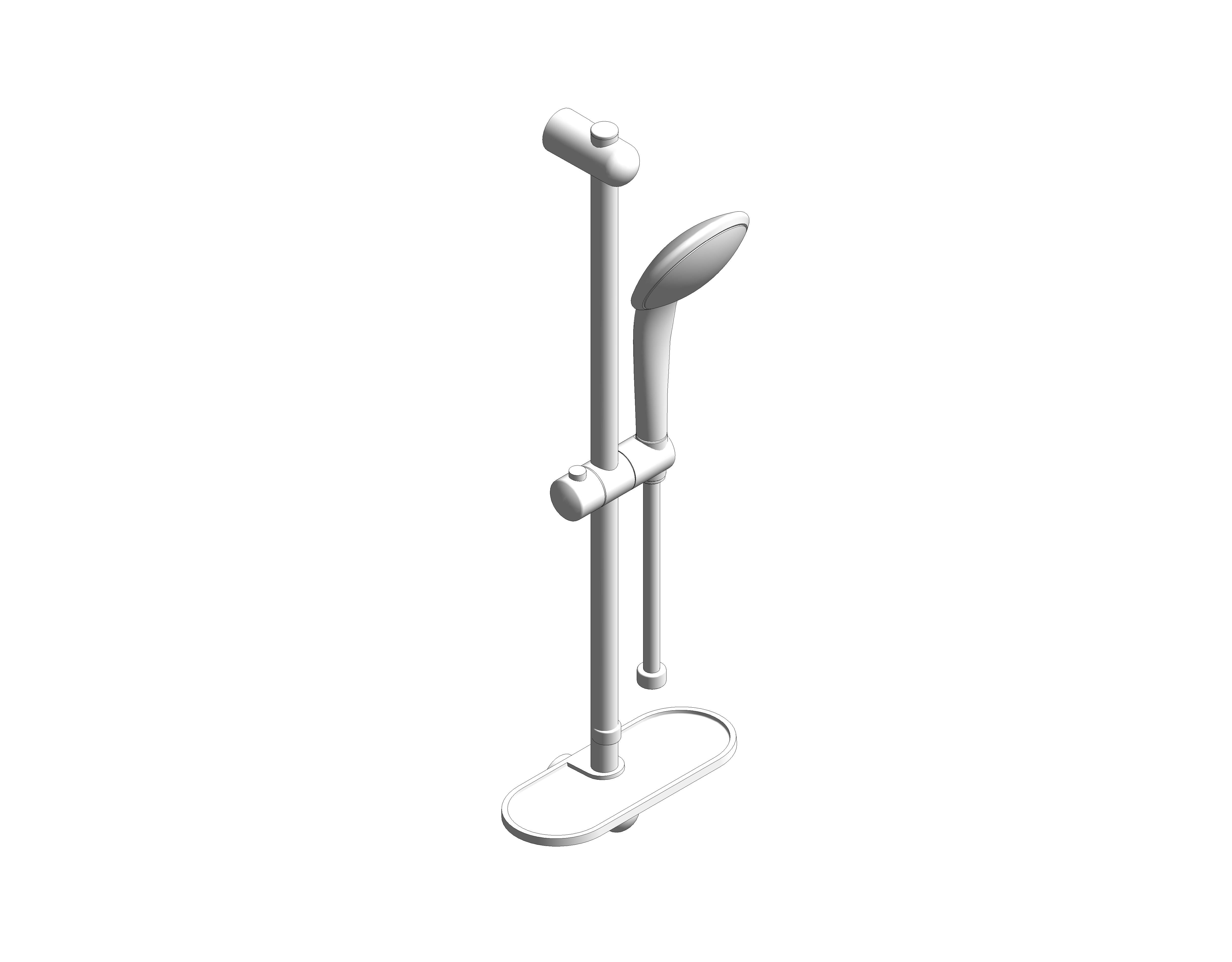 bimstore 3D image of the Grohe Euphoria 110 Champagne - Shower rail set 3 sprays - 27232001