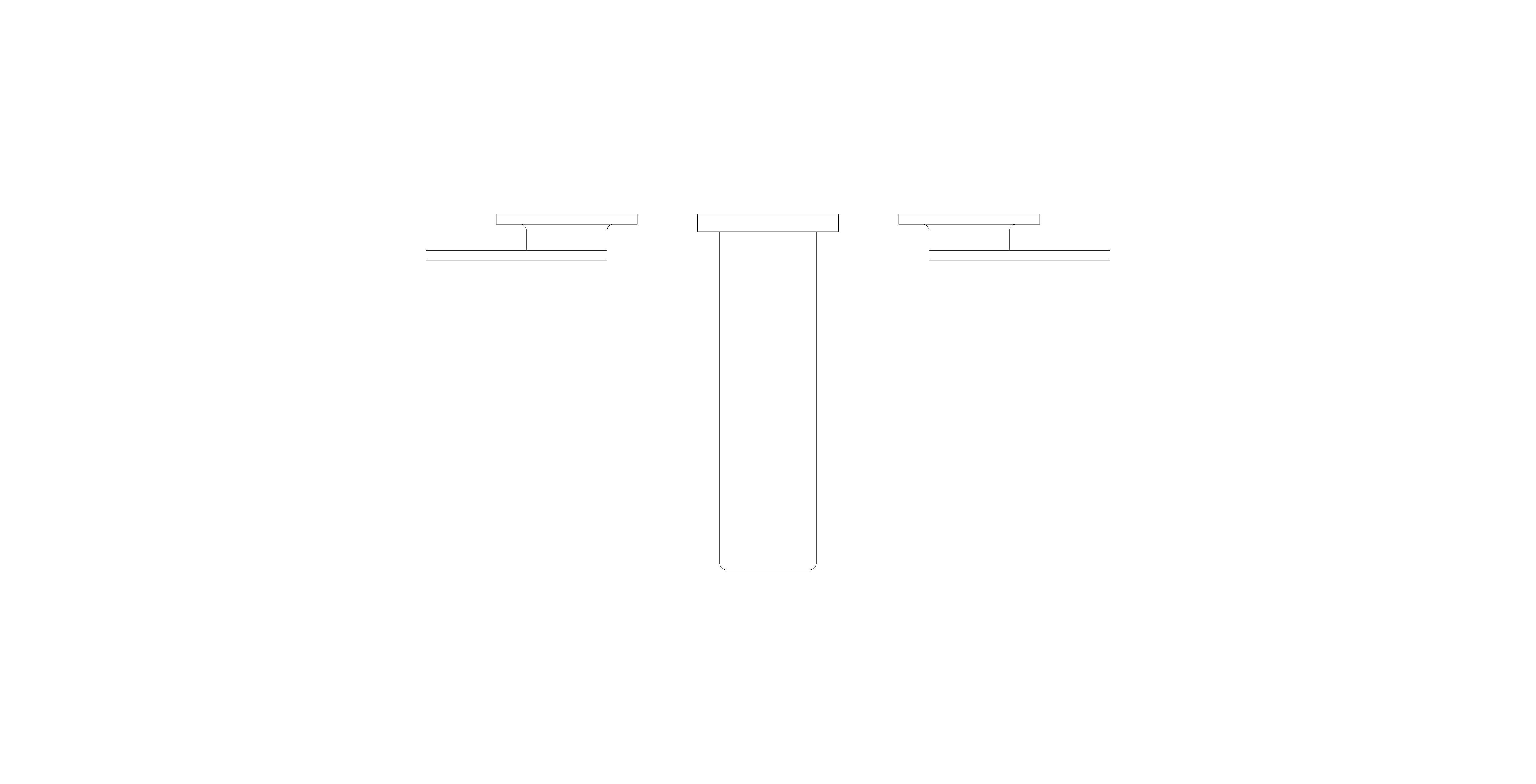 Product: Three-Hole Basin Mixer 1/2" S-Size (20189KF2)