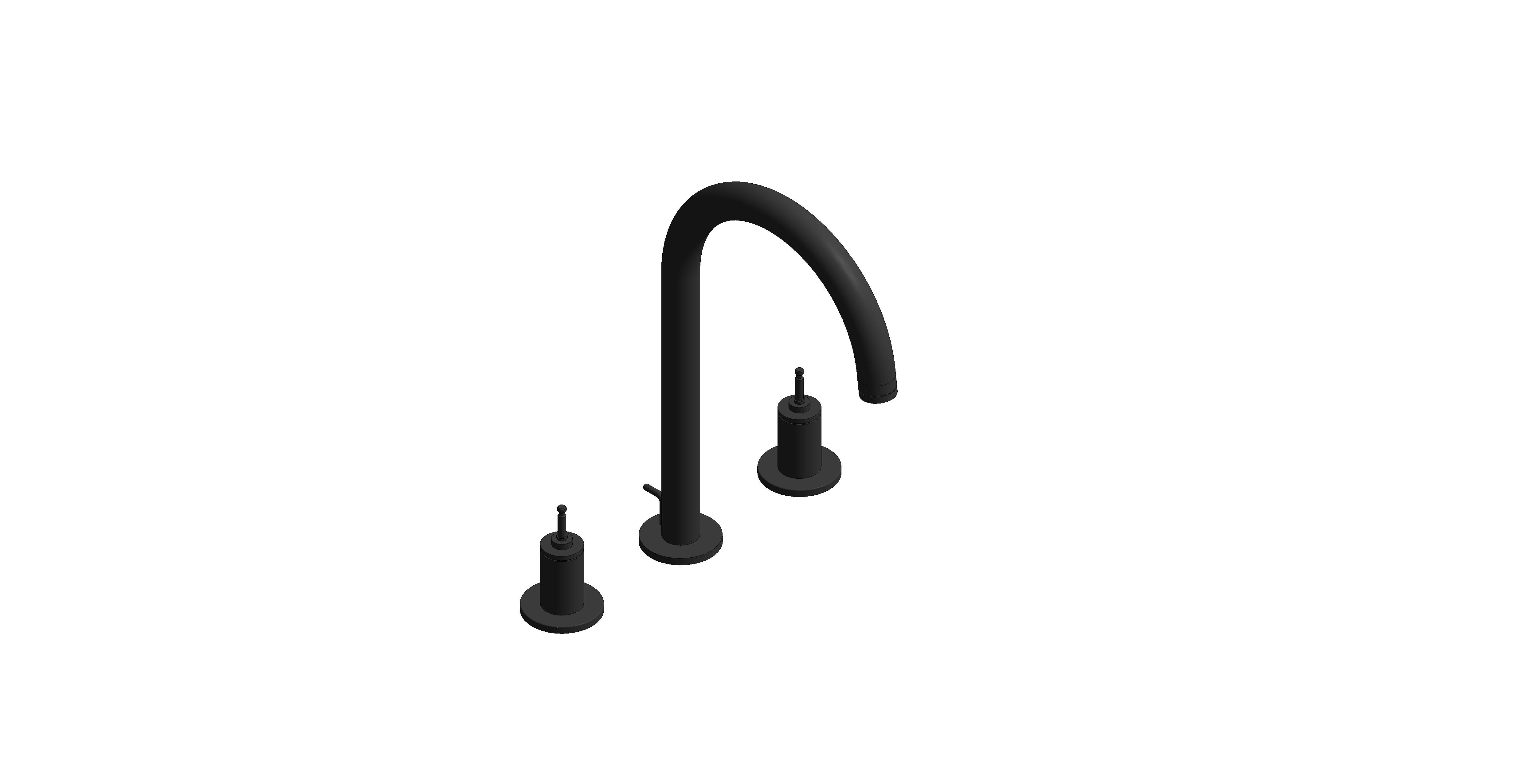 Product: ATRIO PRIVATE COLLECTION Three-Hole Basin Mixer 1/2" L-Size (20593KF0)