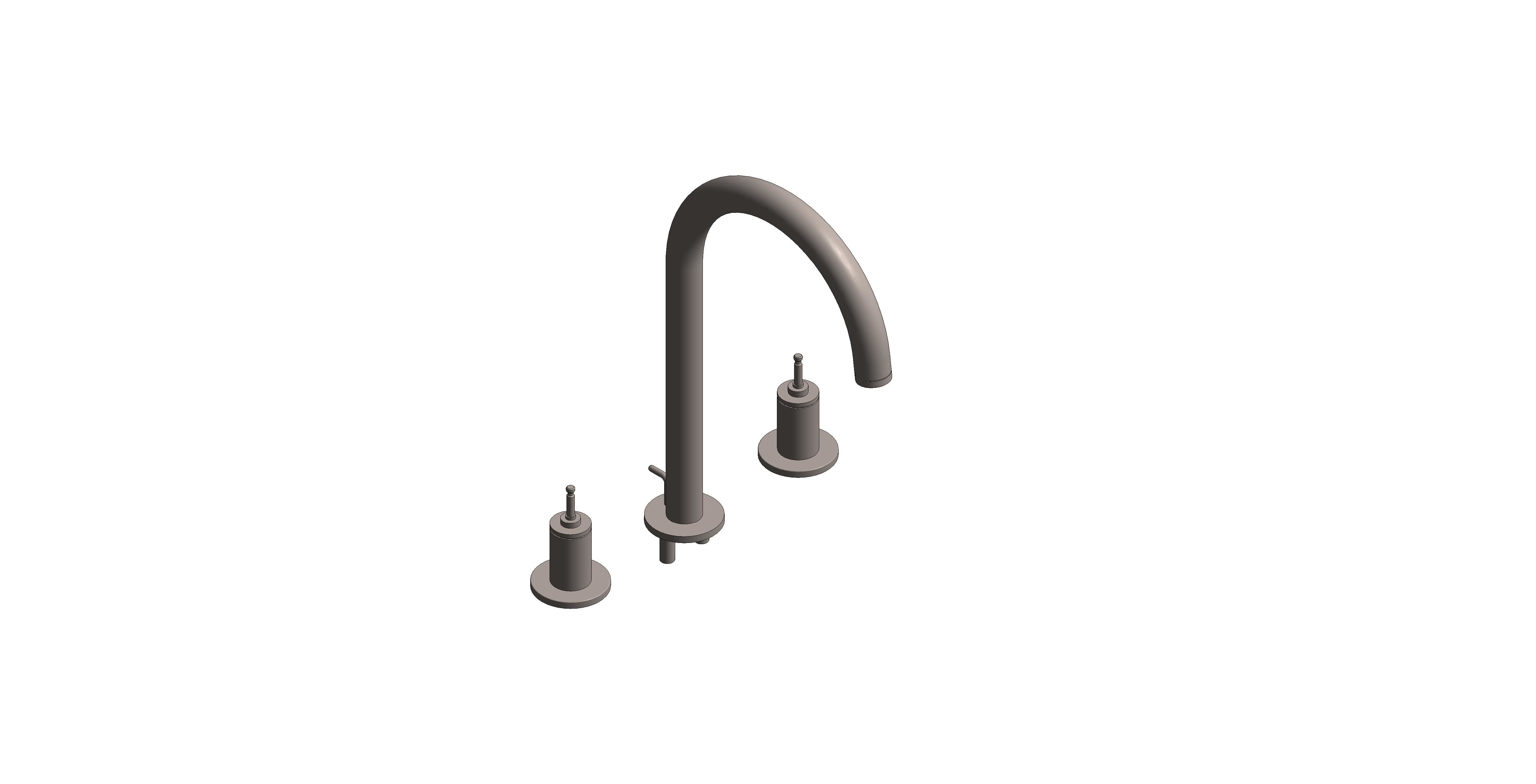 Product: ATRIO PRIVATE COLLECTION Three-hole basin mixer 1/2″ L-Size (20593MG0)