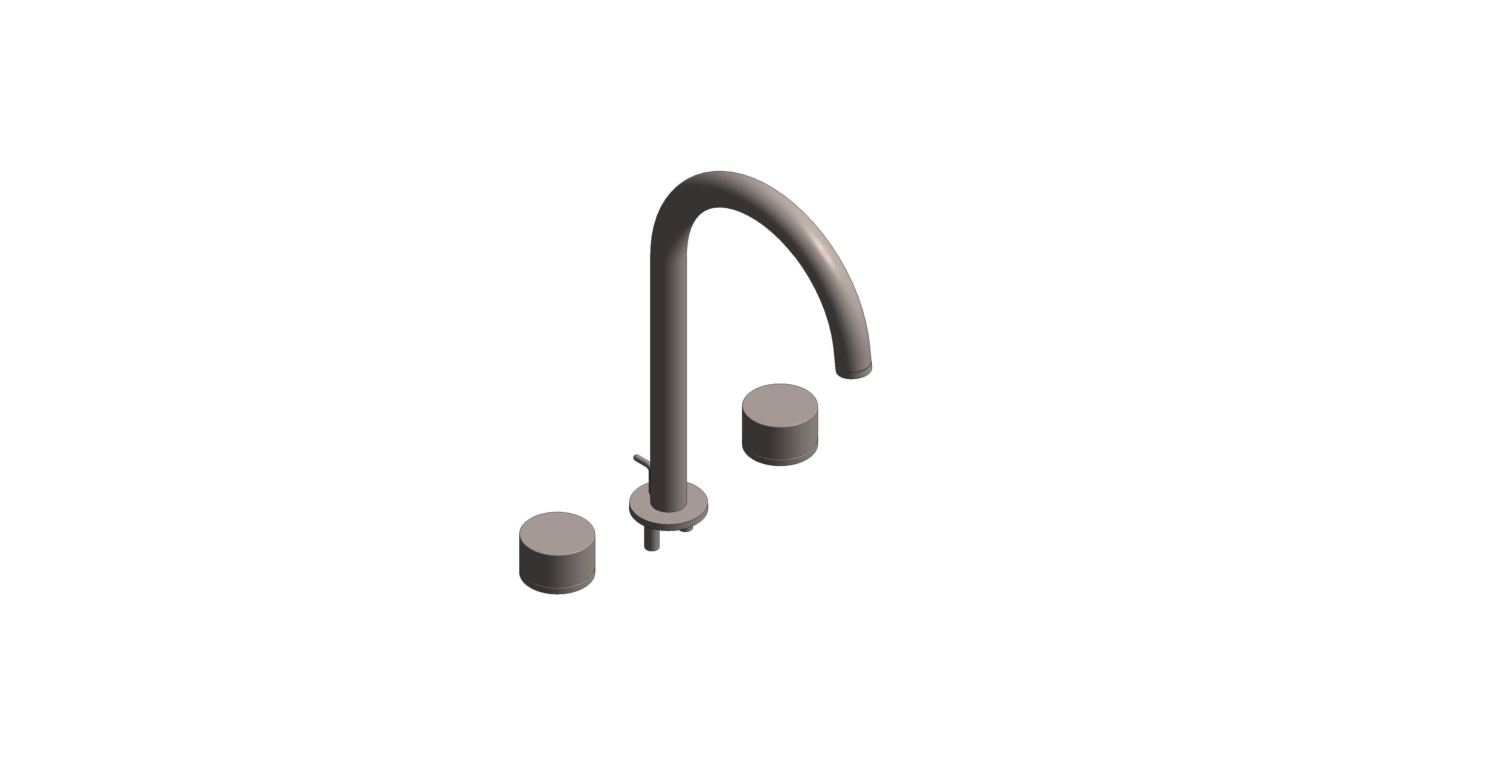 Product: ATRIO PRIVATE COLLECTION Three-hole basin mixer 1/2″ L-Size (20595MG0)