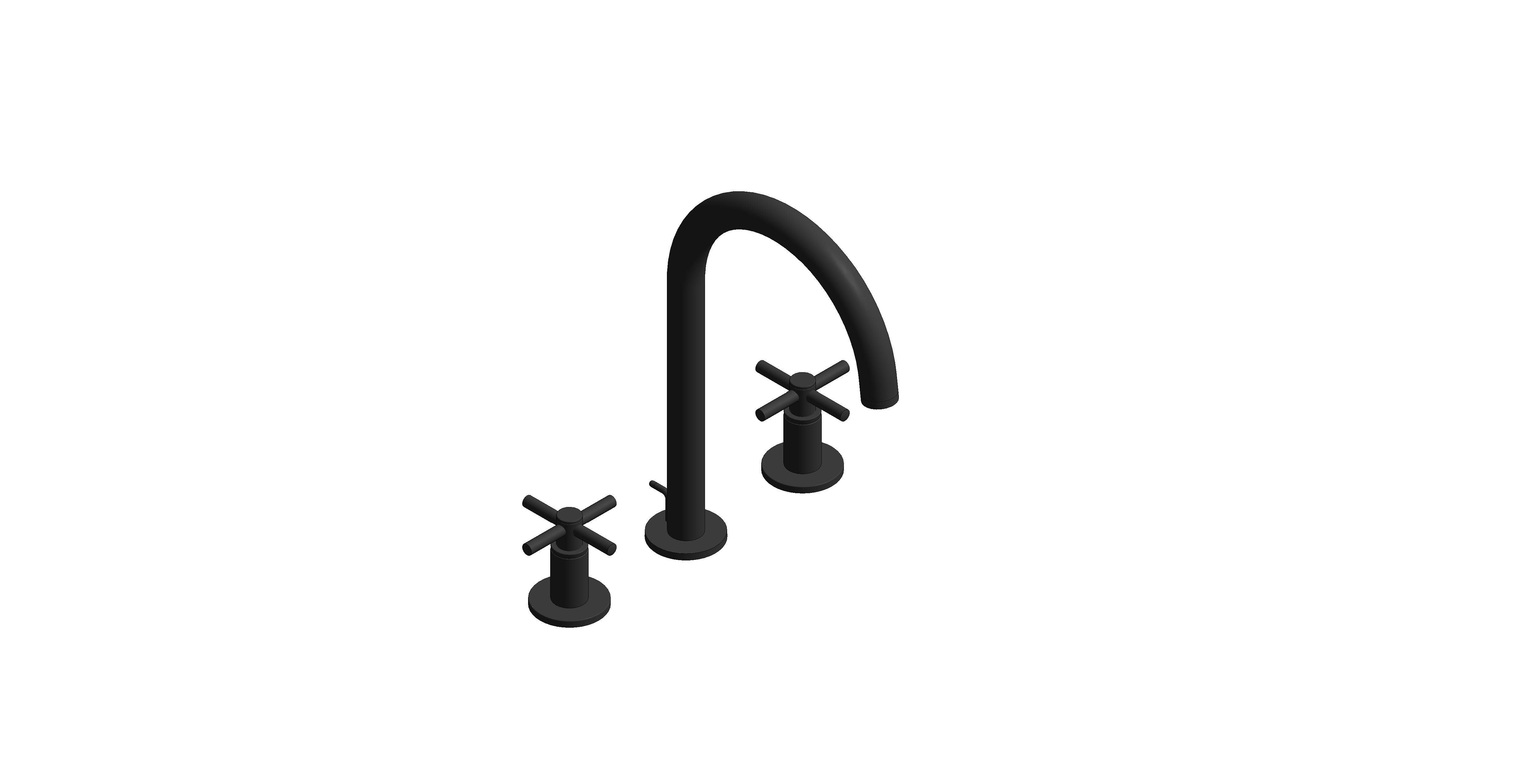Product: Three-Hole Basin Mixer 1/2" L-Size (20643KF0)