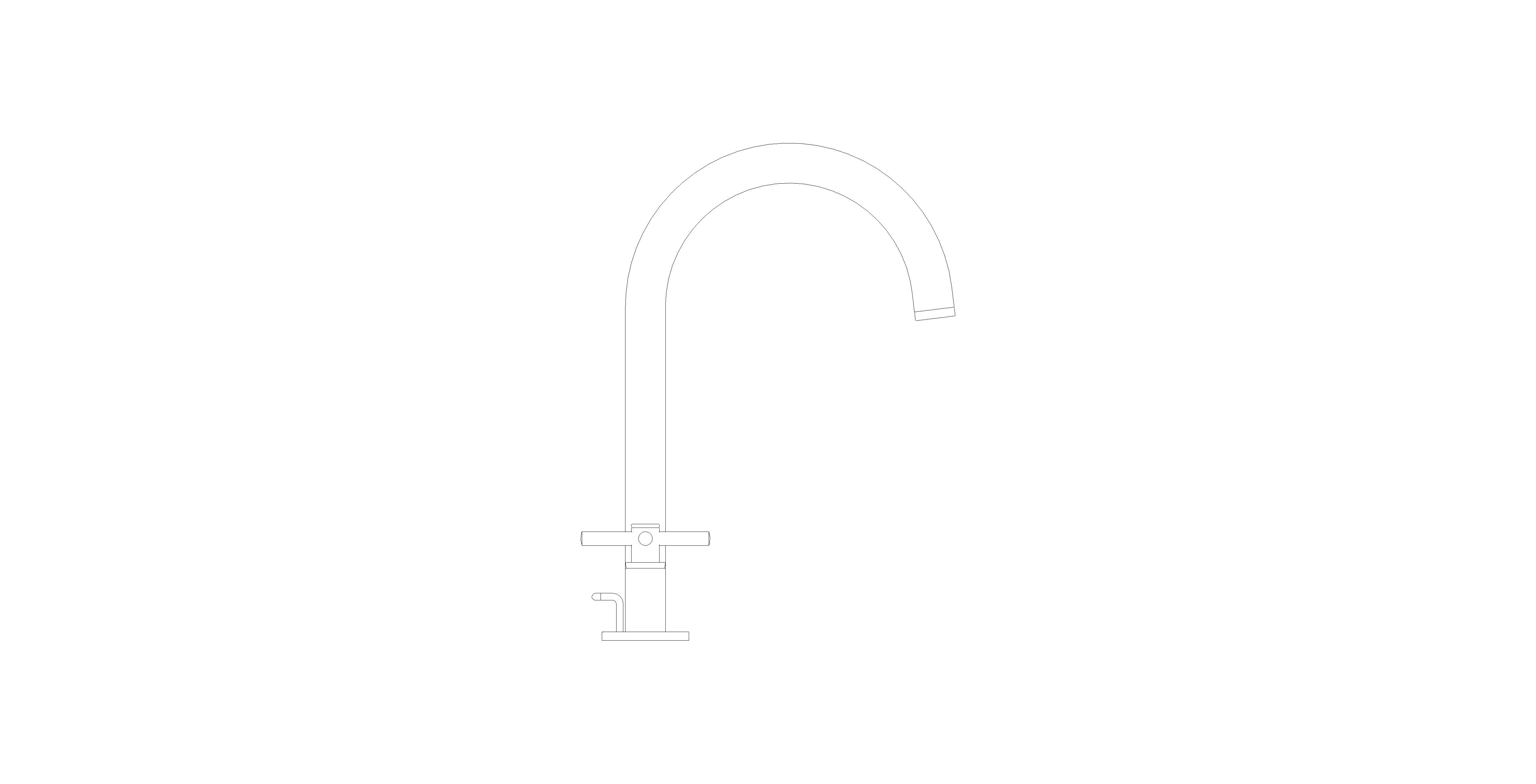 Product: Three-Hole Basin Mixer 1/2" L-Size (20643KF0)