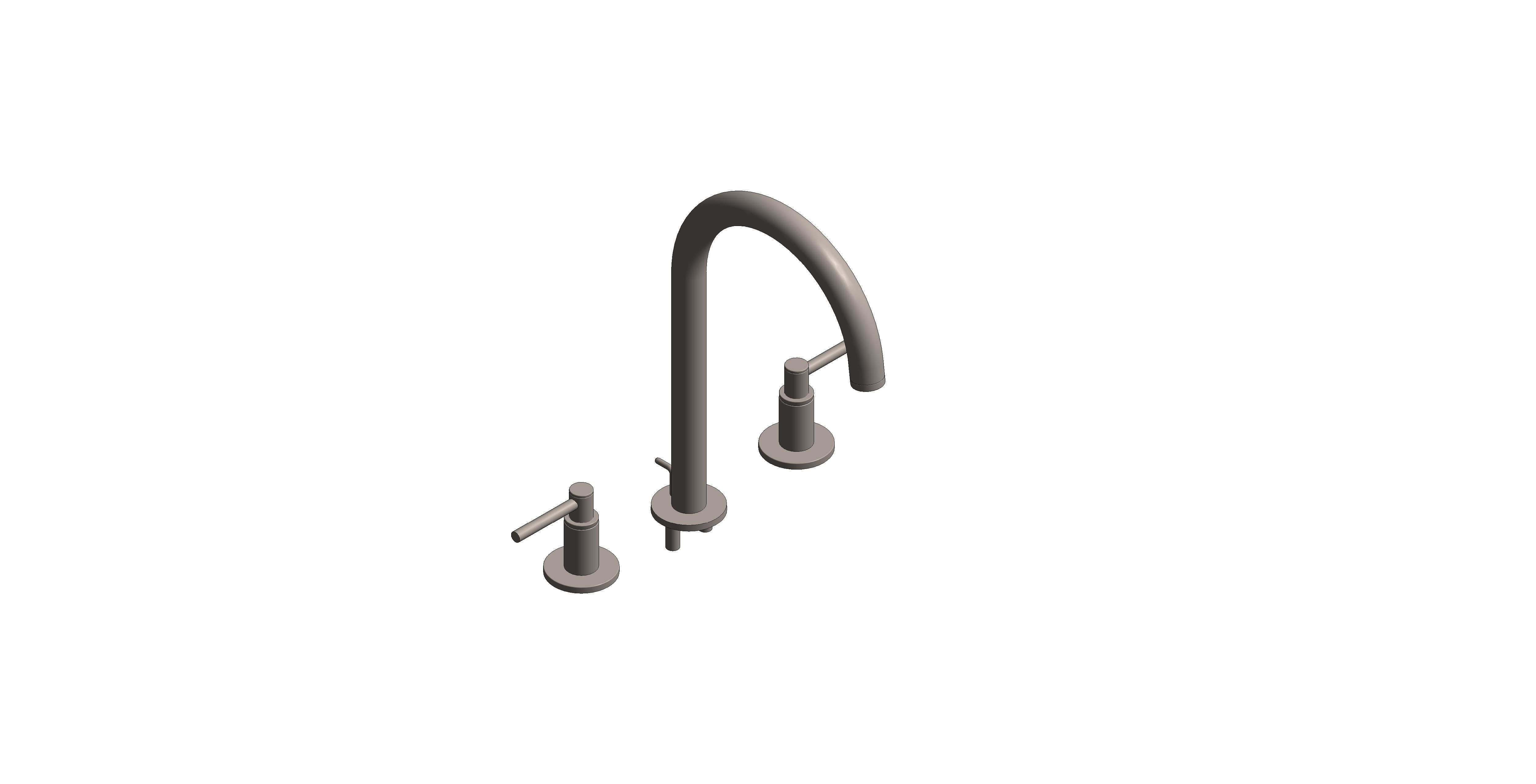 Product: ATRIO Three-hole basin mixer 1/2″ L-Size (20649MG0)