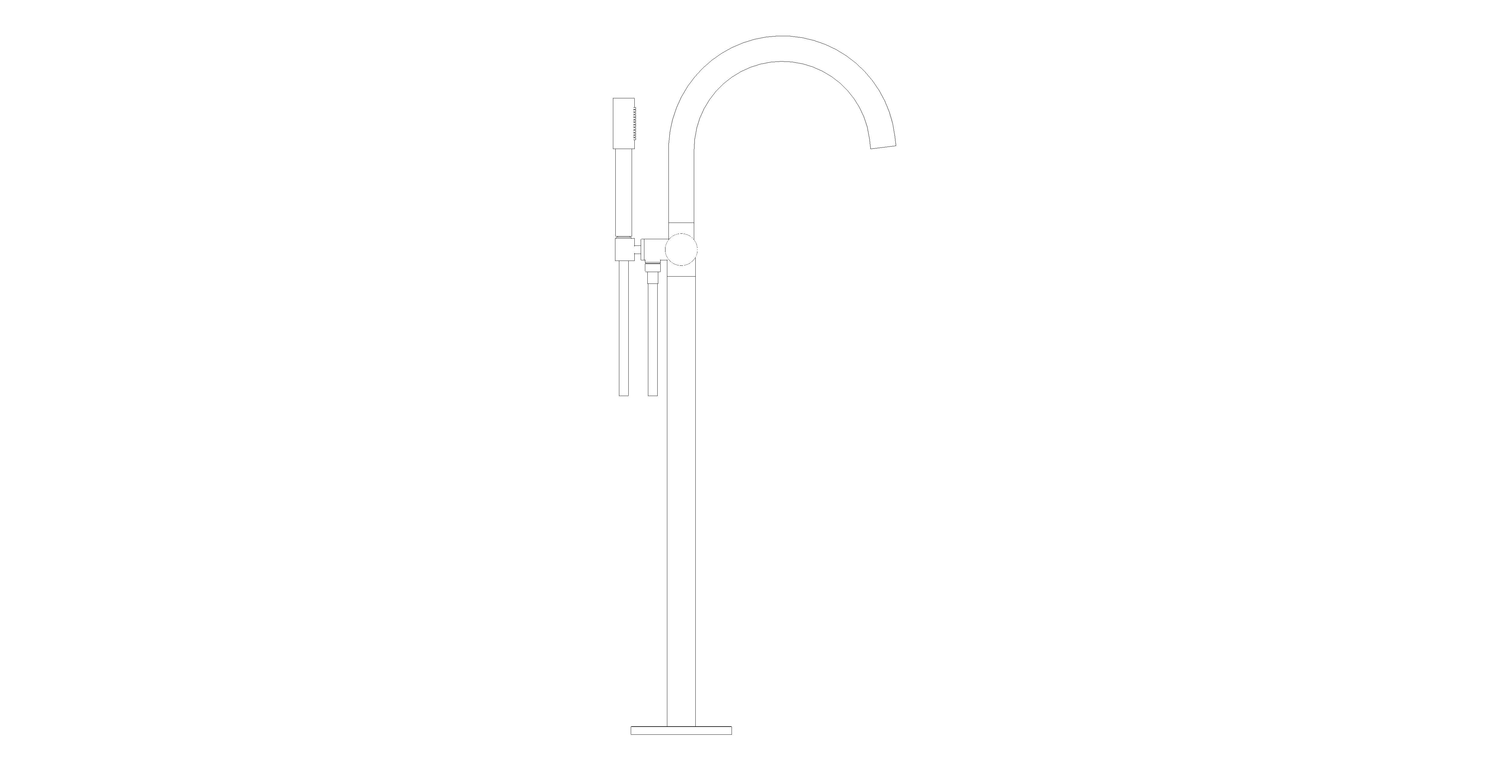 Product: Single-Lever Bath Mixer Floor Mounted (24368KF0)