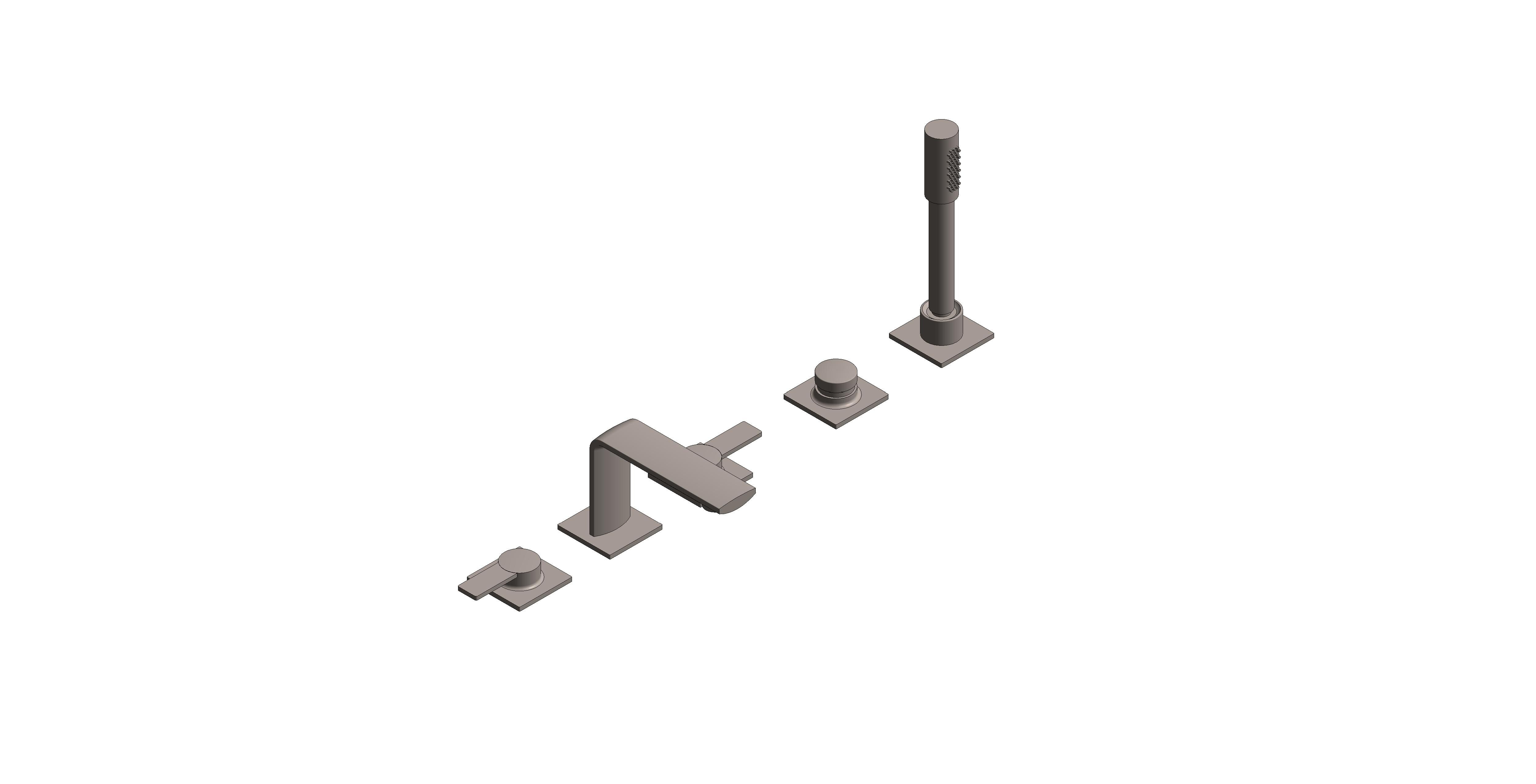 Product: ALLURE 5-hole bath/shower combination (25221MG1)