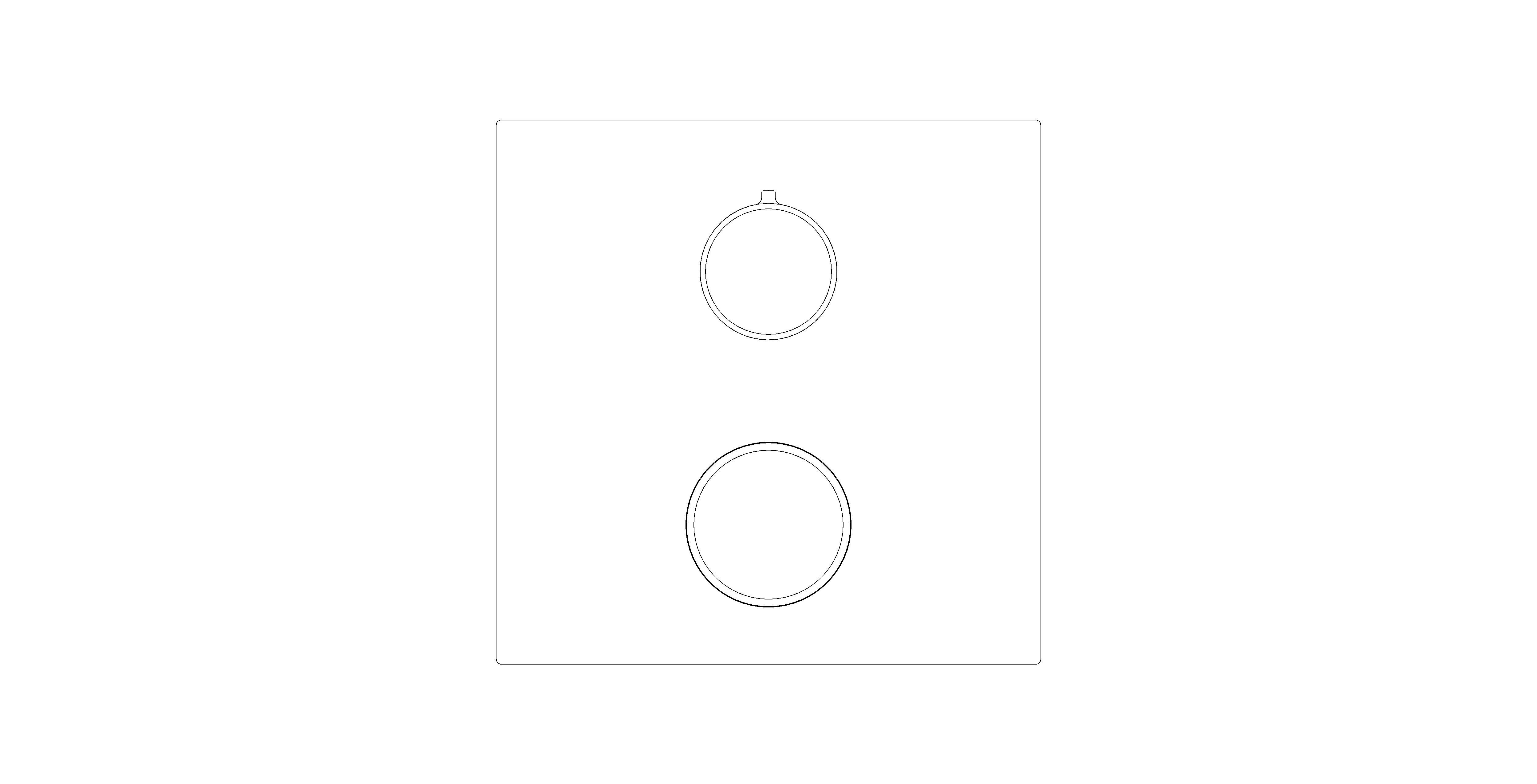 Product: ALLURE Thermostat for concealed installation with 2-way diverter (29181KF2)