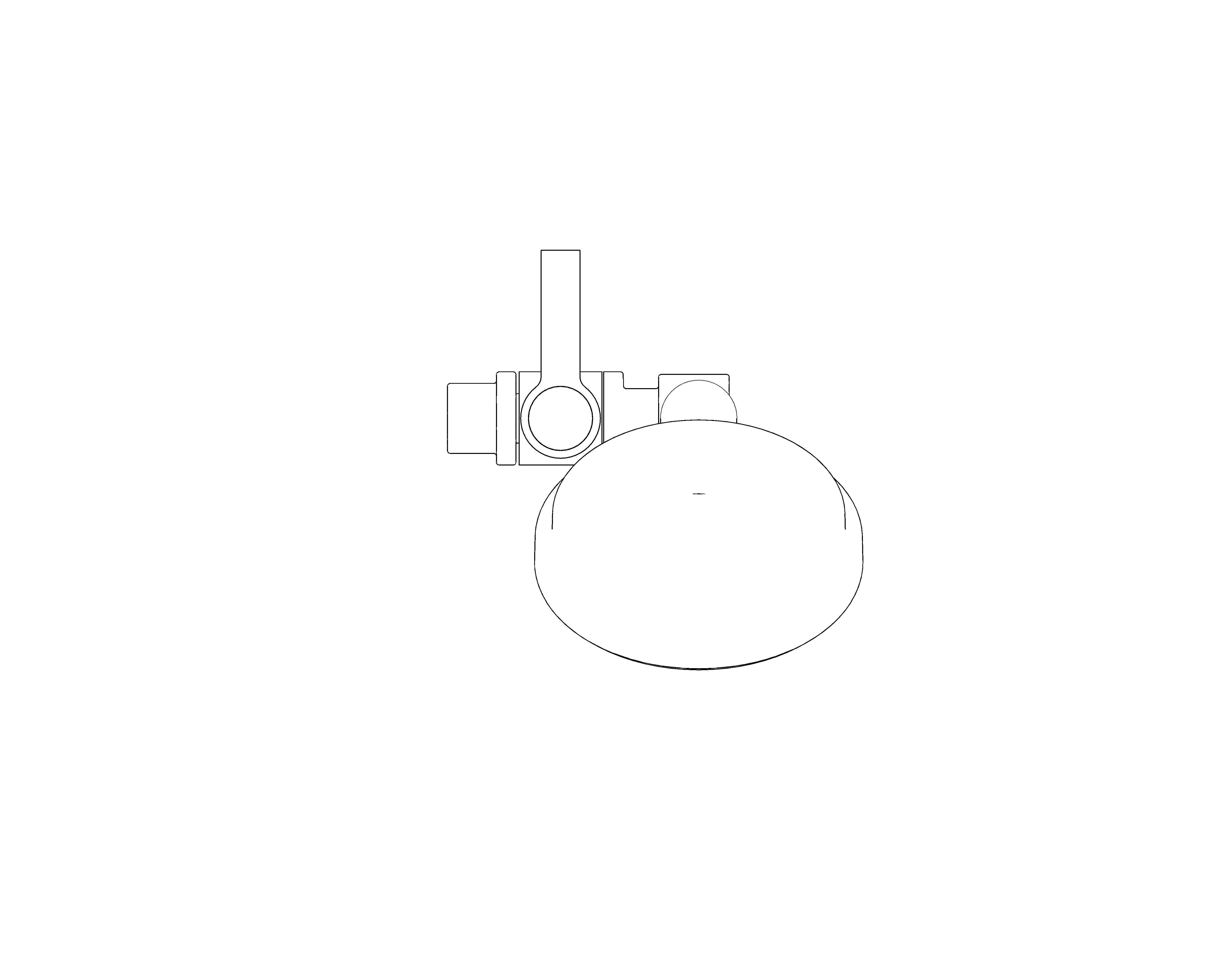 bimstore plan image of the Grohe Rainshower Cosmopolitan 130 - Shower rail set 3 sprays - 28757001