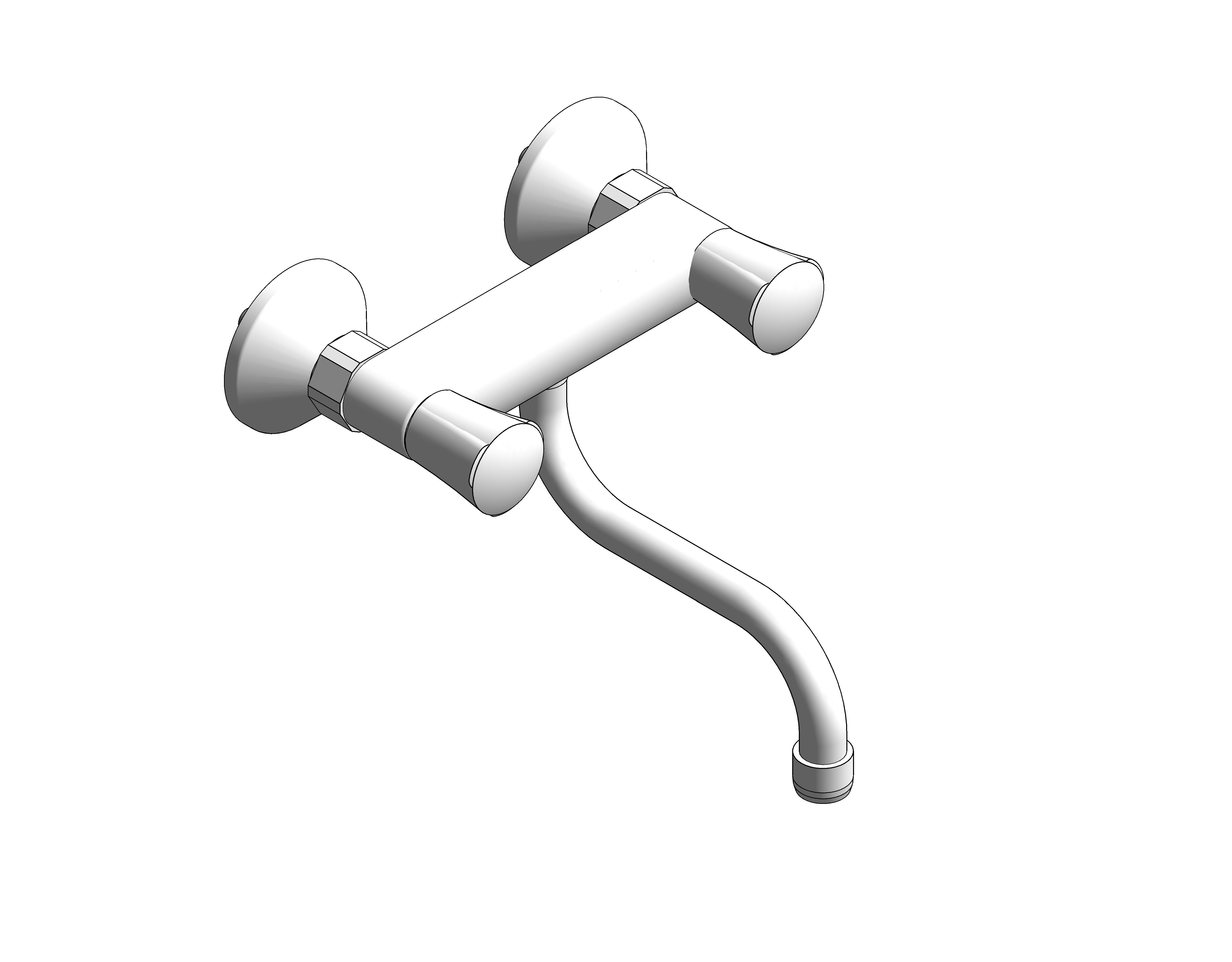 Product: Grohe Costa L - Wall sink mixer 1/2″ - 31187001