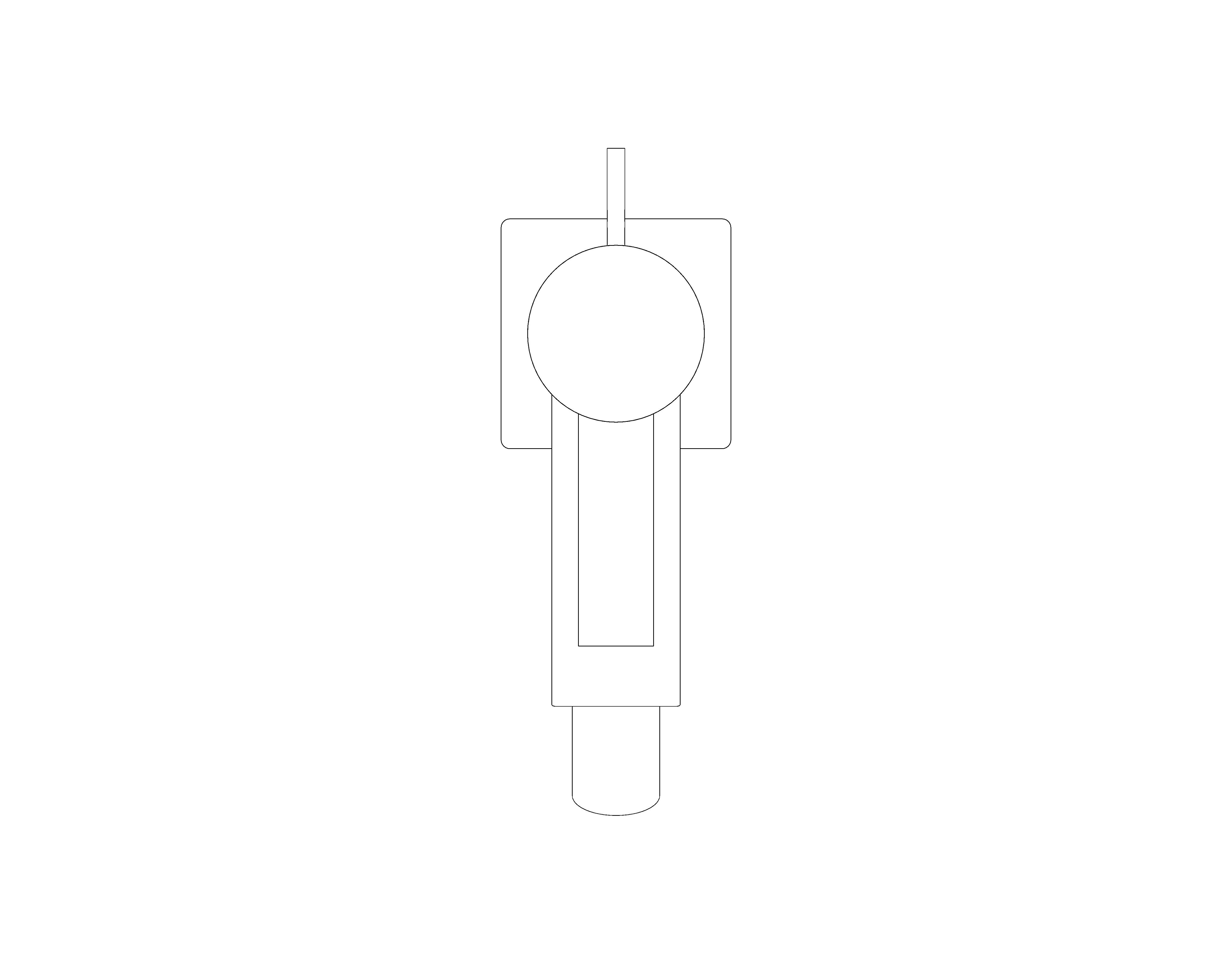 bimstore plan image of the Grohe Allure - Bidet mixer 1/2″ M-Size - 32147000