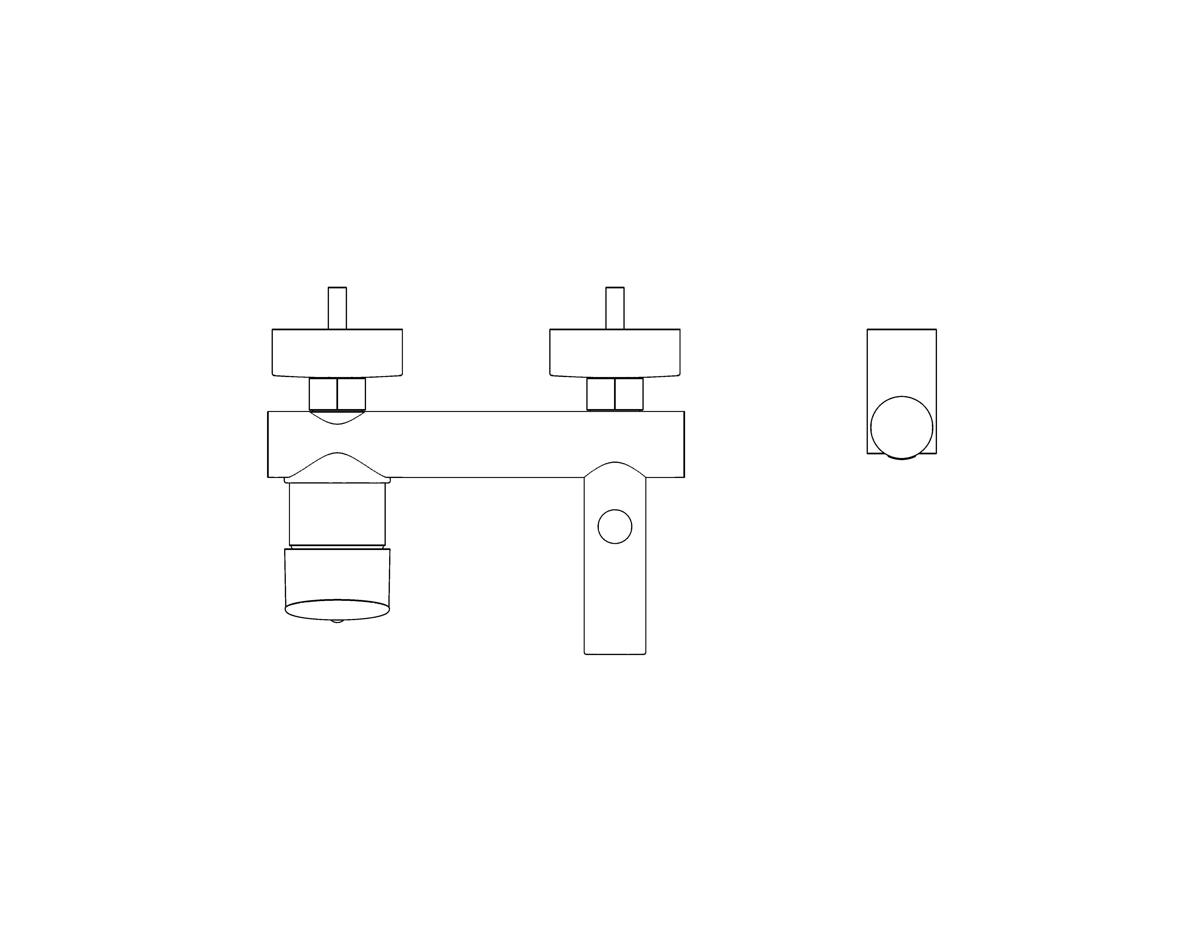 bimstore plan image of the Grohe Concetto - Single-lever bath/shower mixer 1/2″ - 32212001