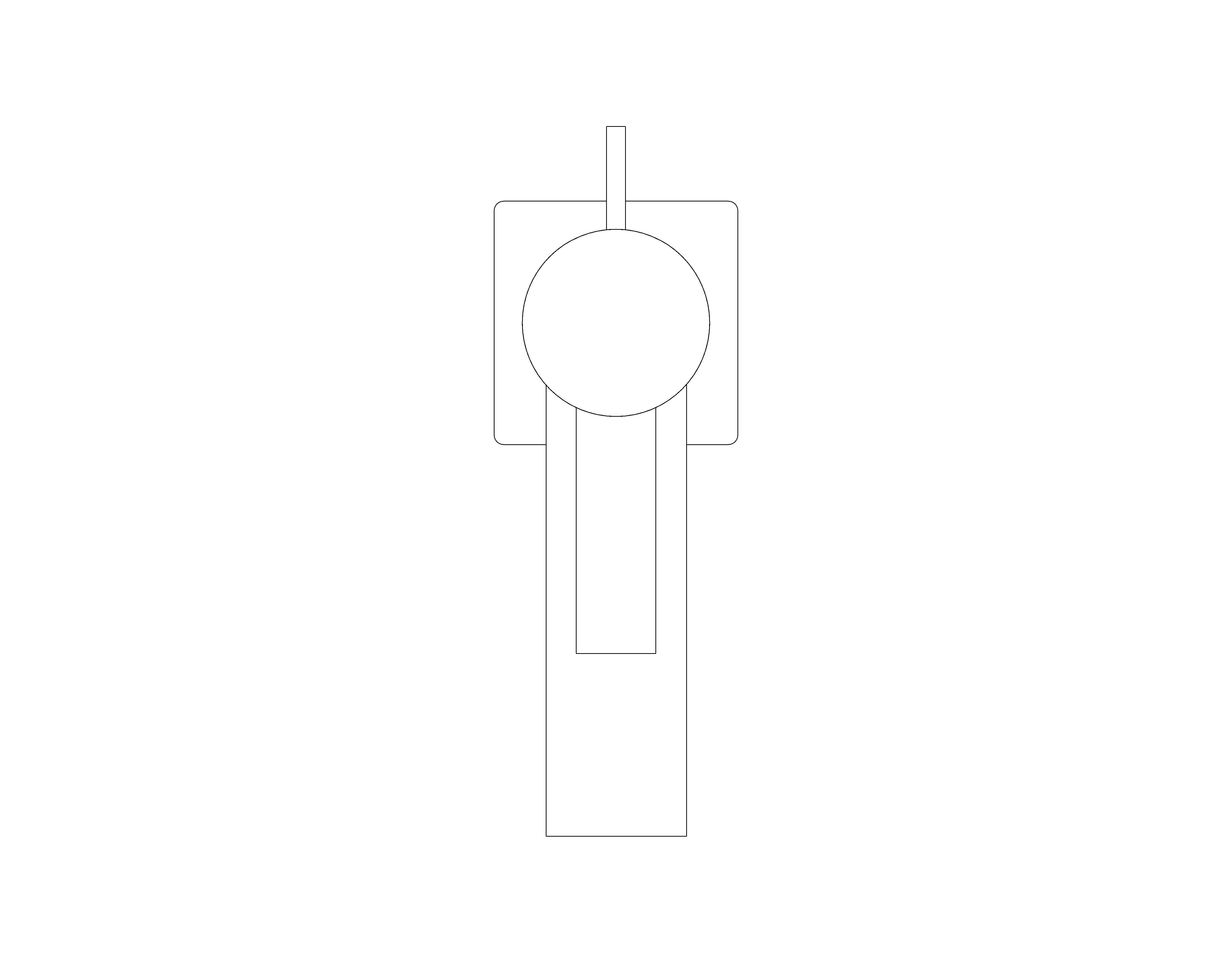 bimstore plan image of the Grohe Allure - Basin mixer 1/2″ M-Size - 32757000