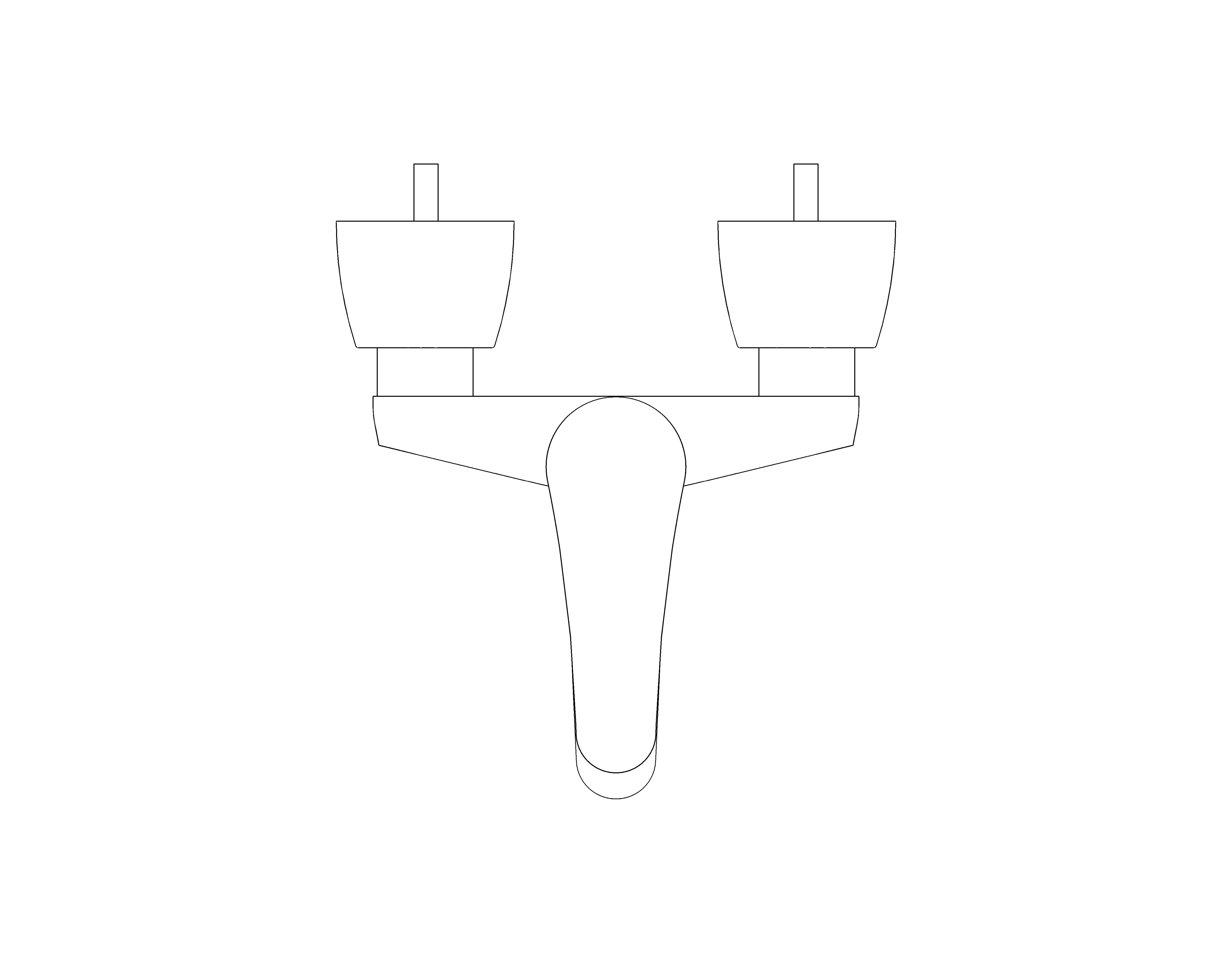 bimstore plan image of the Grohe Euroeco Special - Basin mixer 1/2″ - 32771000