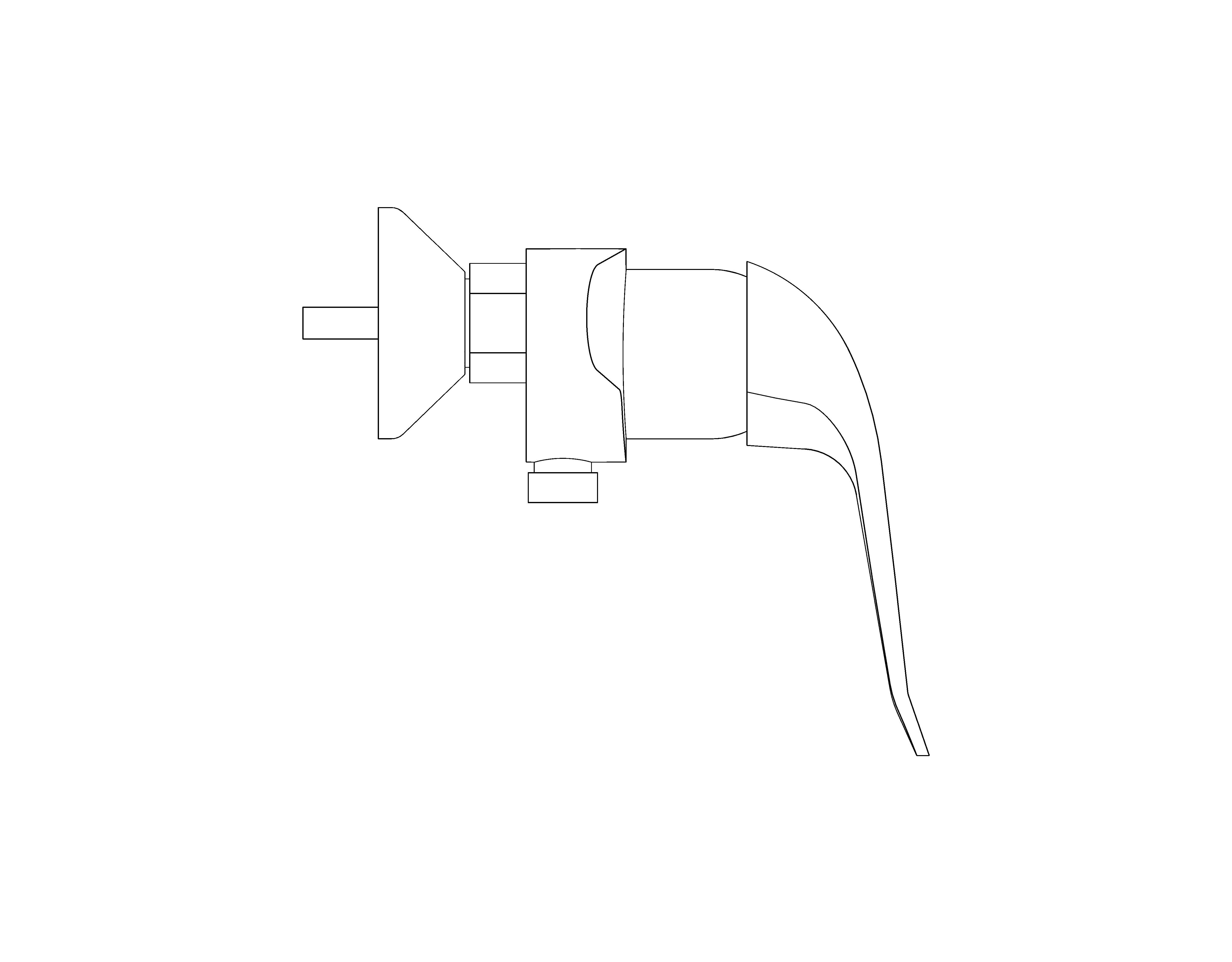 bimstore side image of the Grohe Euroeco Special - Single-lever shower mixer 1/2″ - 32780000
