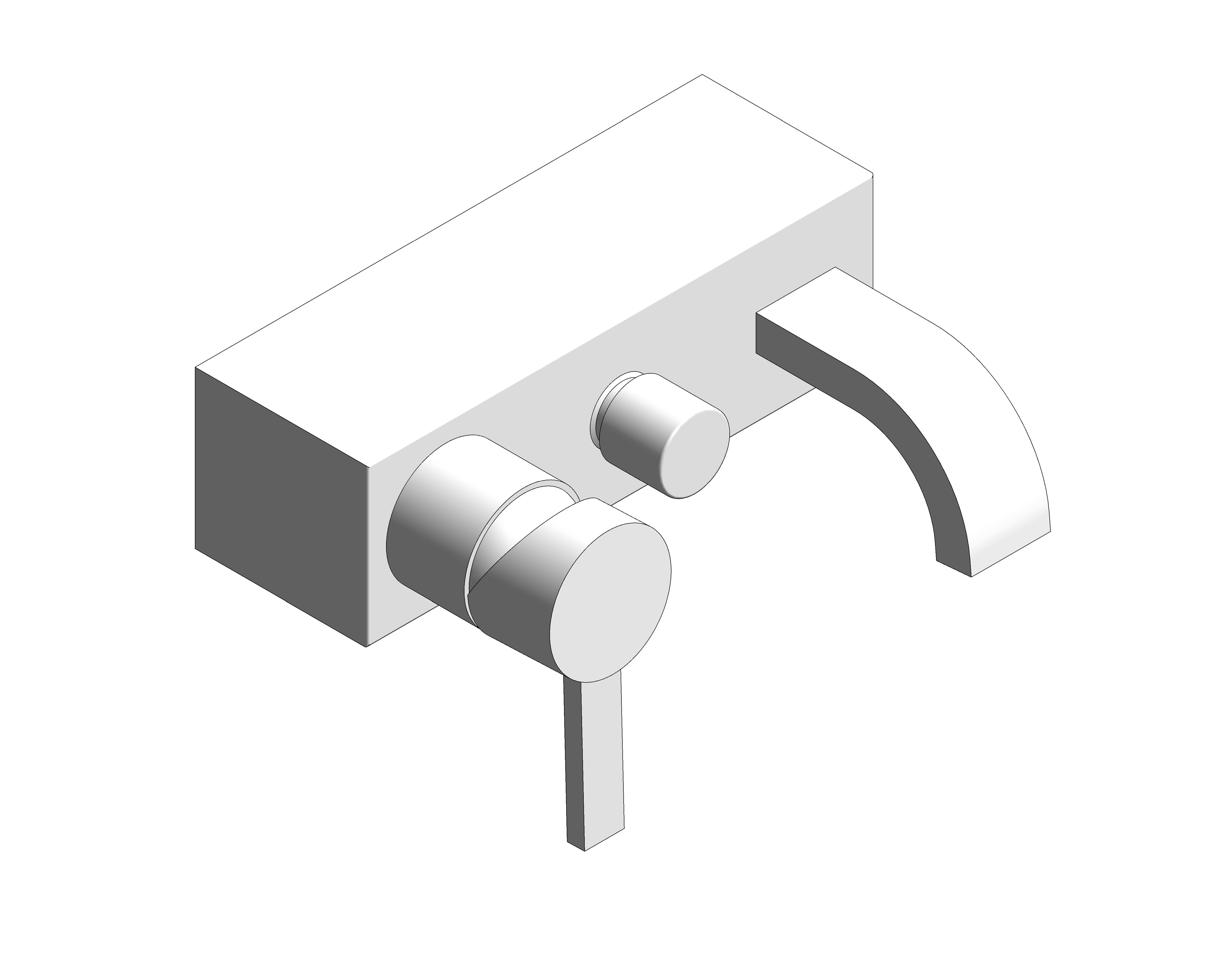 bimstore 3D image of the Grohe Allure - Single-lever bath/shower mixer 1/2″ - 32826000