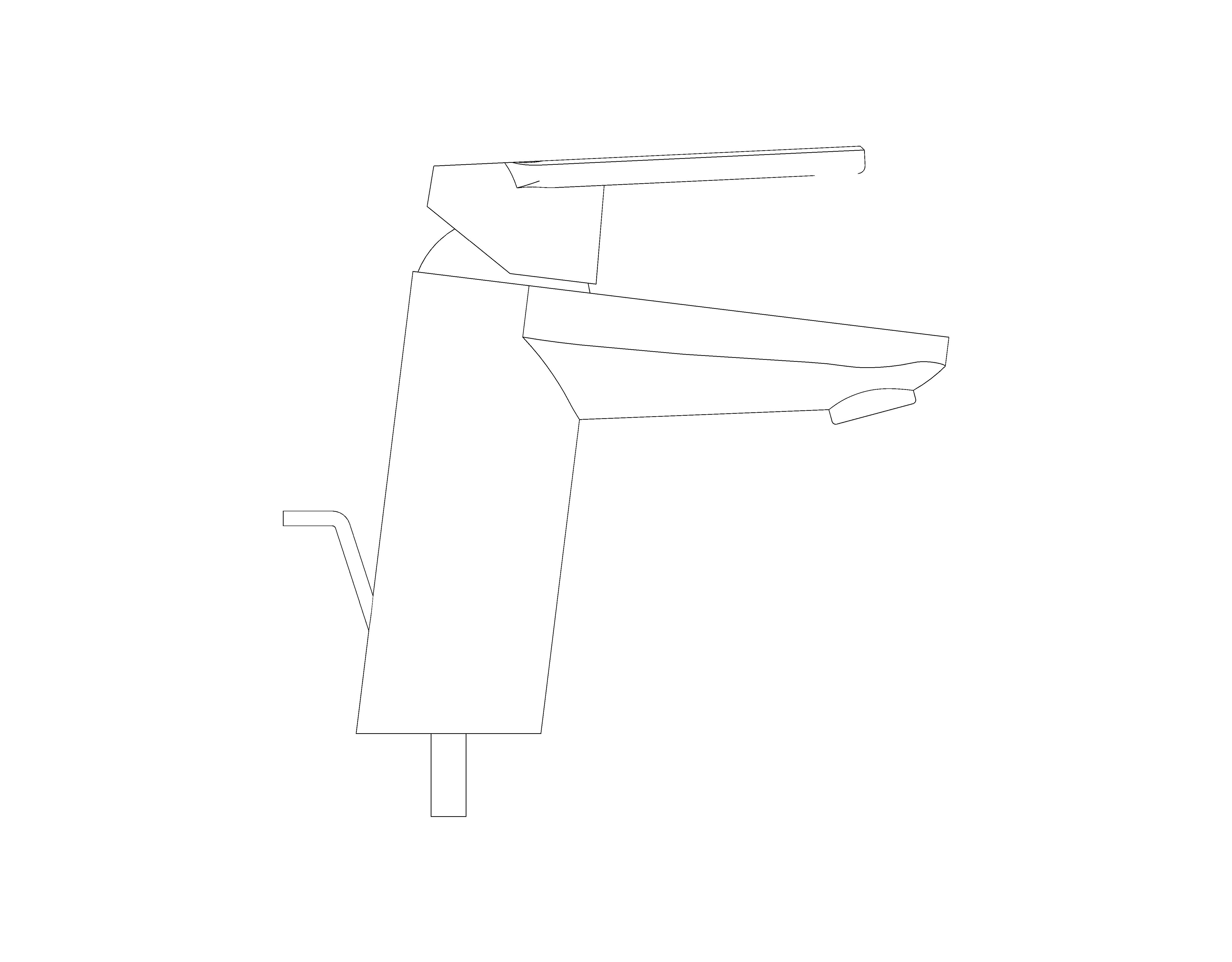 bimstore side image of the Grohe Eurodisc Cosmopolitan - Basin mixer 1/2″ S-Size - 33190002