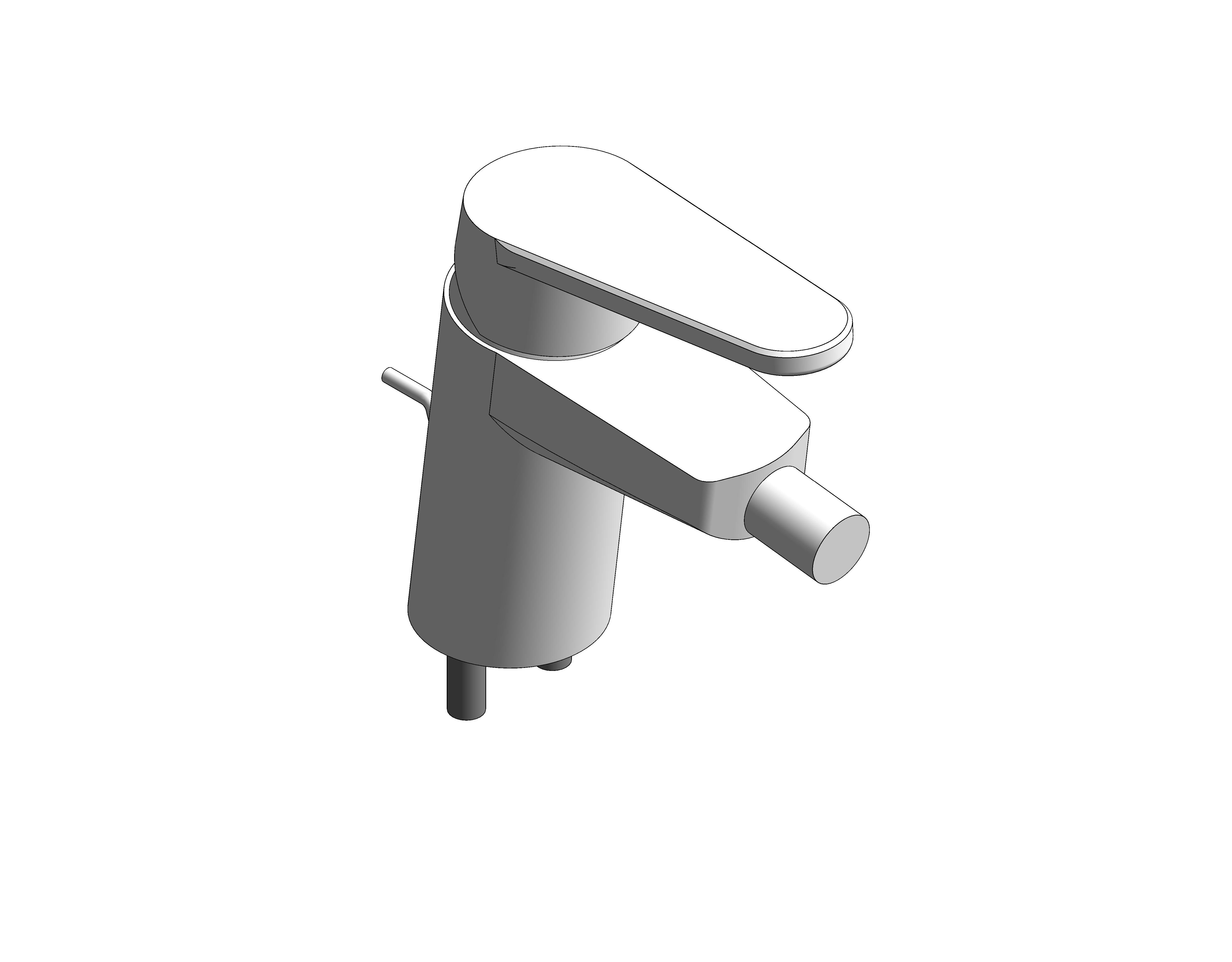 Product: Eurodisc Cosmopolitan - Bidet mixer 1/2″ S-Size - 33244002