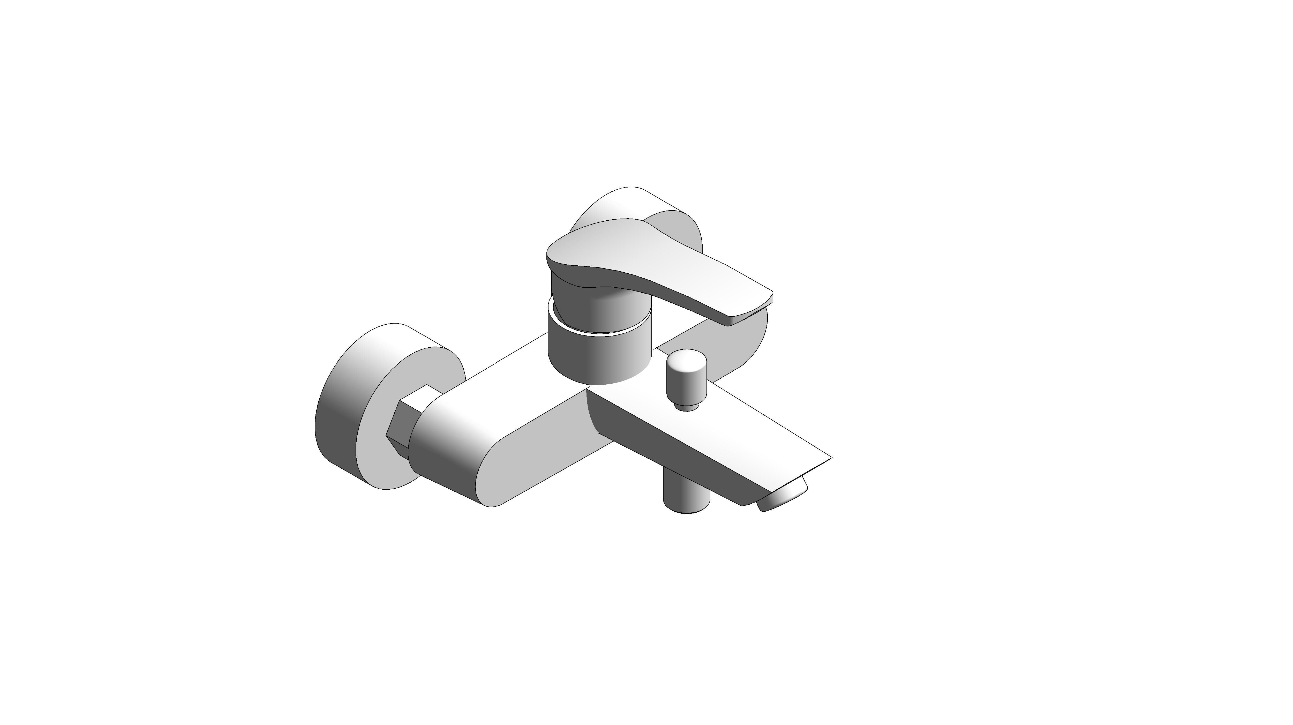 Product: Eurosmart - Single-Lever Bath Mixer 1/2″ - 33300003
