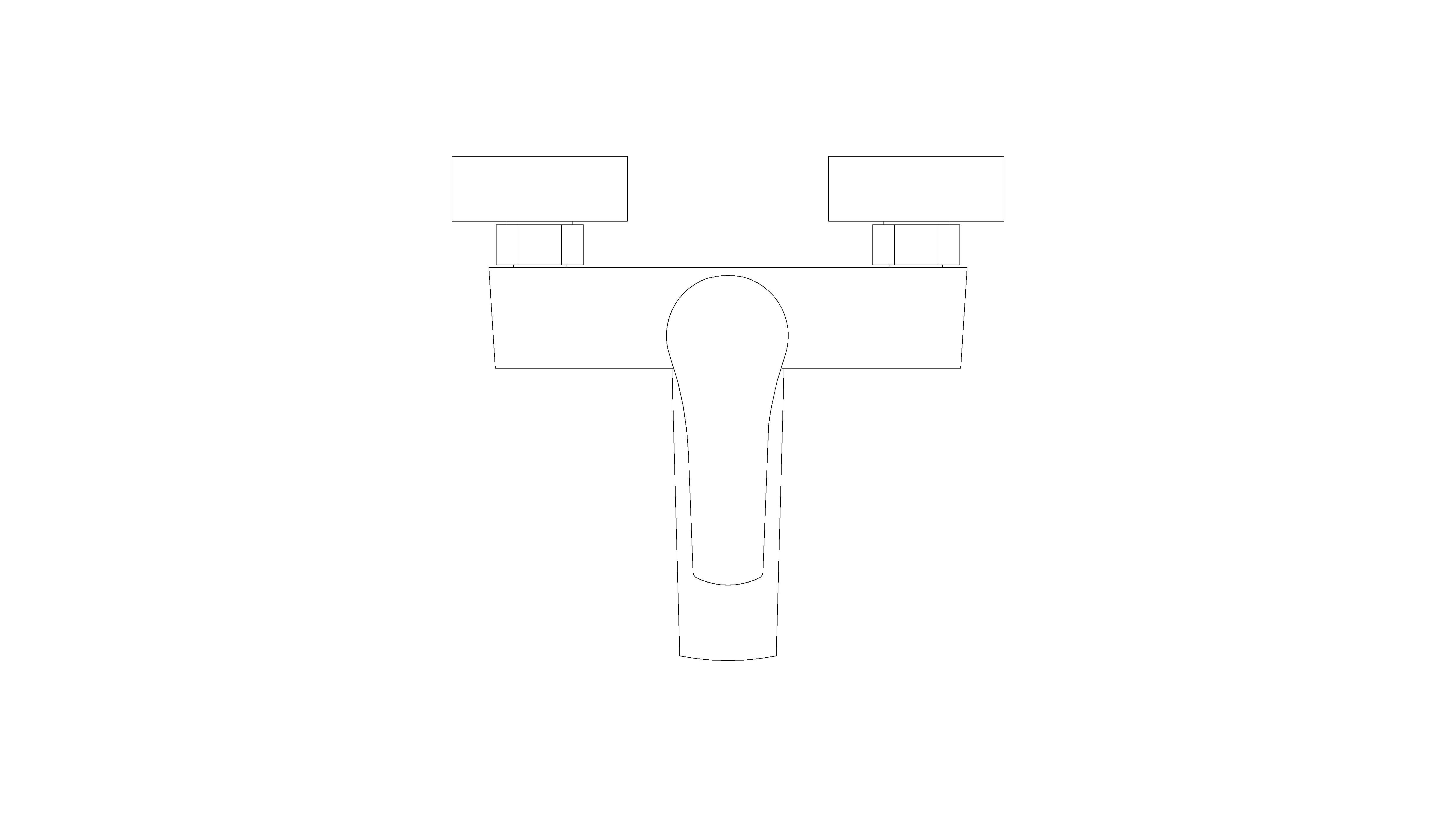 Product: Eurosmart - Single-Lever Bath Mixer 1/2″ - 33300003