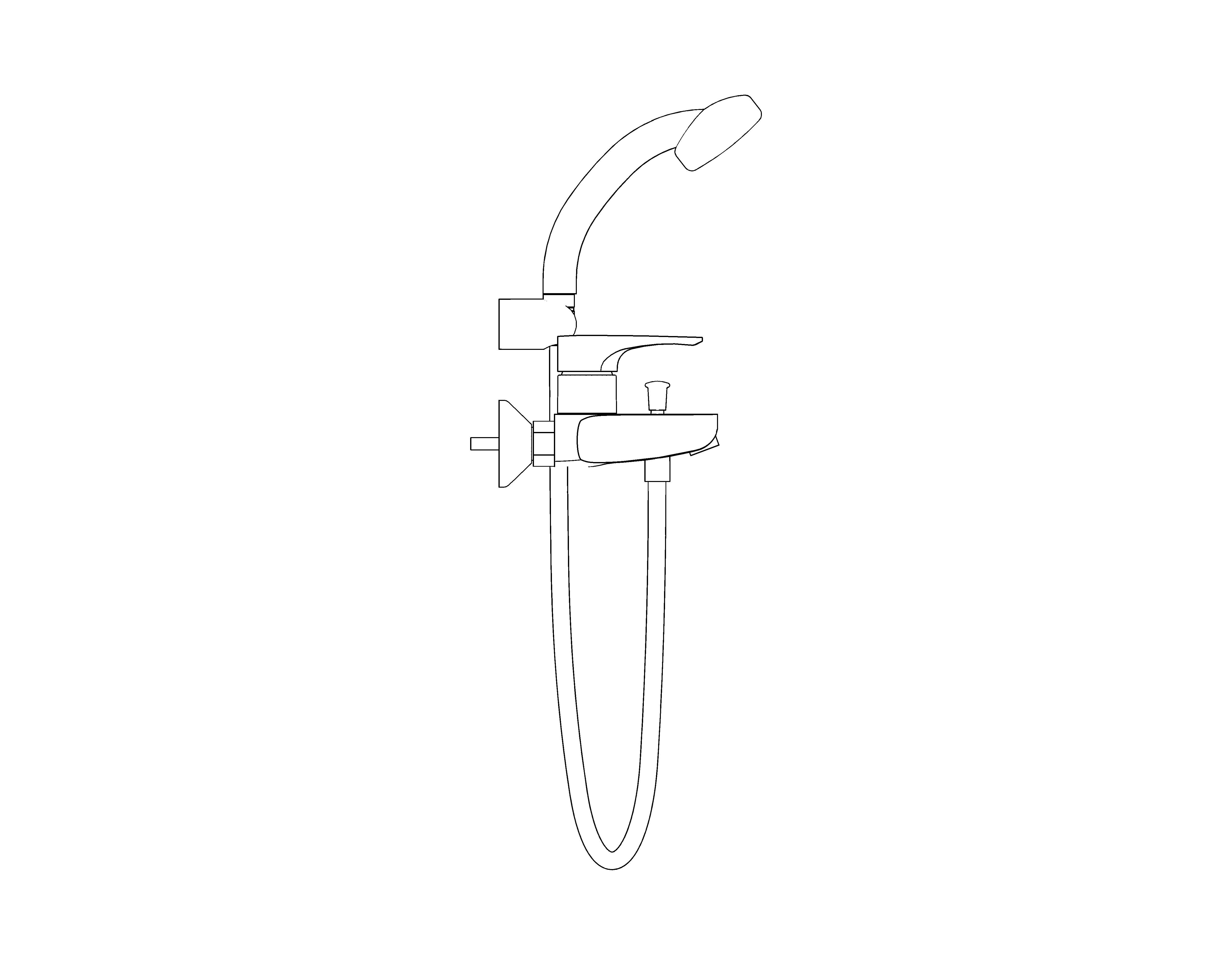 bimstore 3D image of the Grohe Eurosmart - Single-Lever Bath/Shower Mixer 1/2″ - 33302000