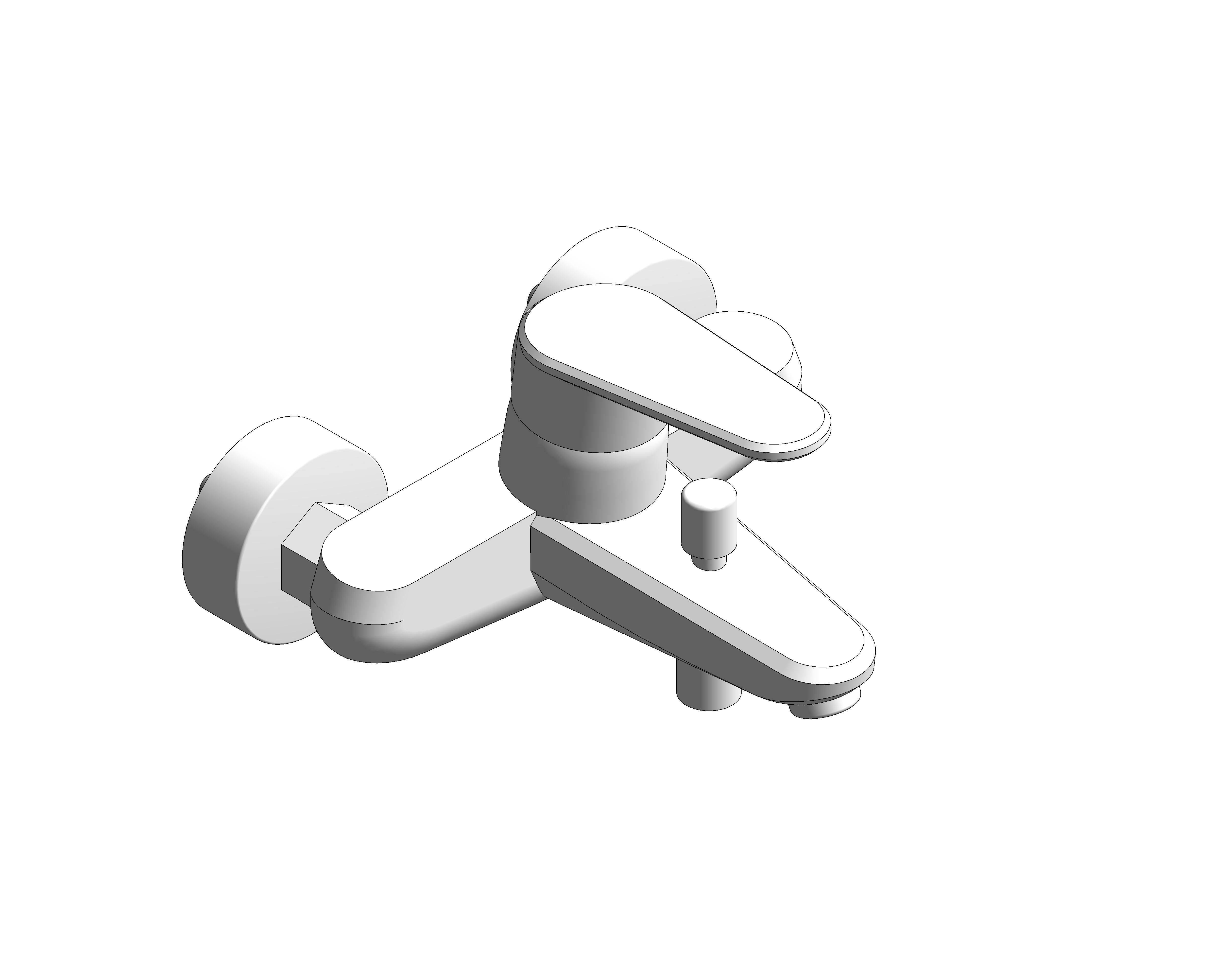 Product: Grohe Eurodisc Cosmopolitan - Single-lever bath/shower mixer 1/2″ - 33390002