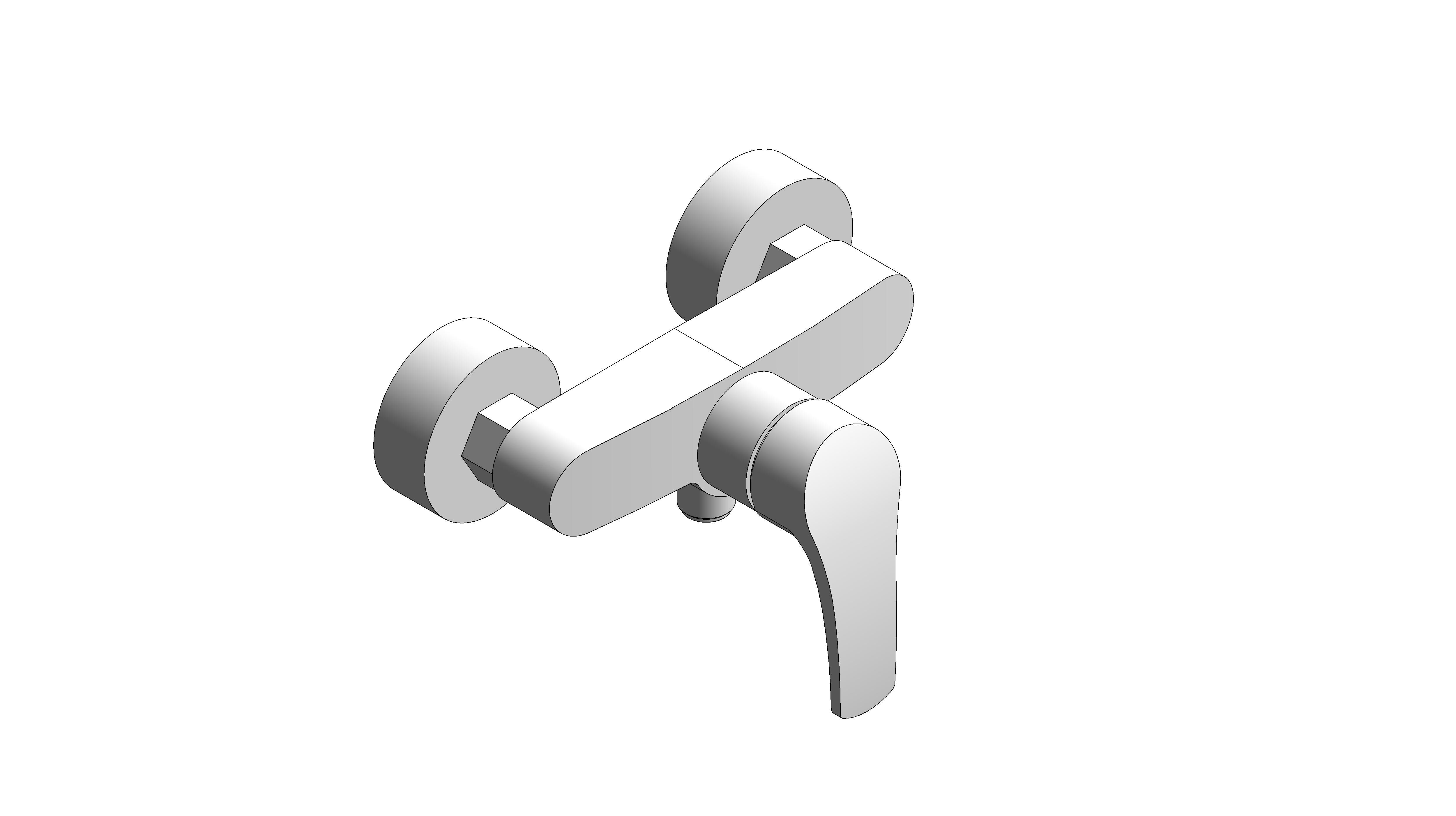 Product: Eurosmart - Single-Lever Shower Mixer 1/2″ - 3355530F