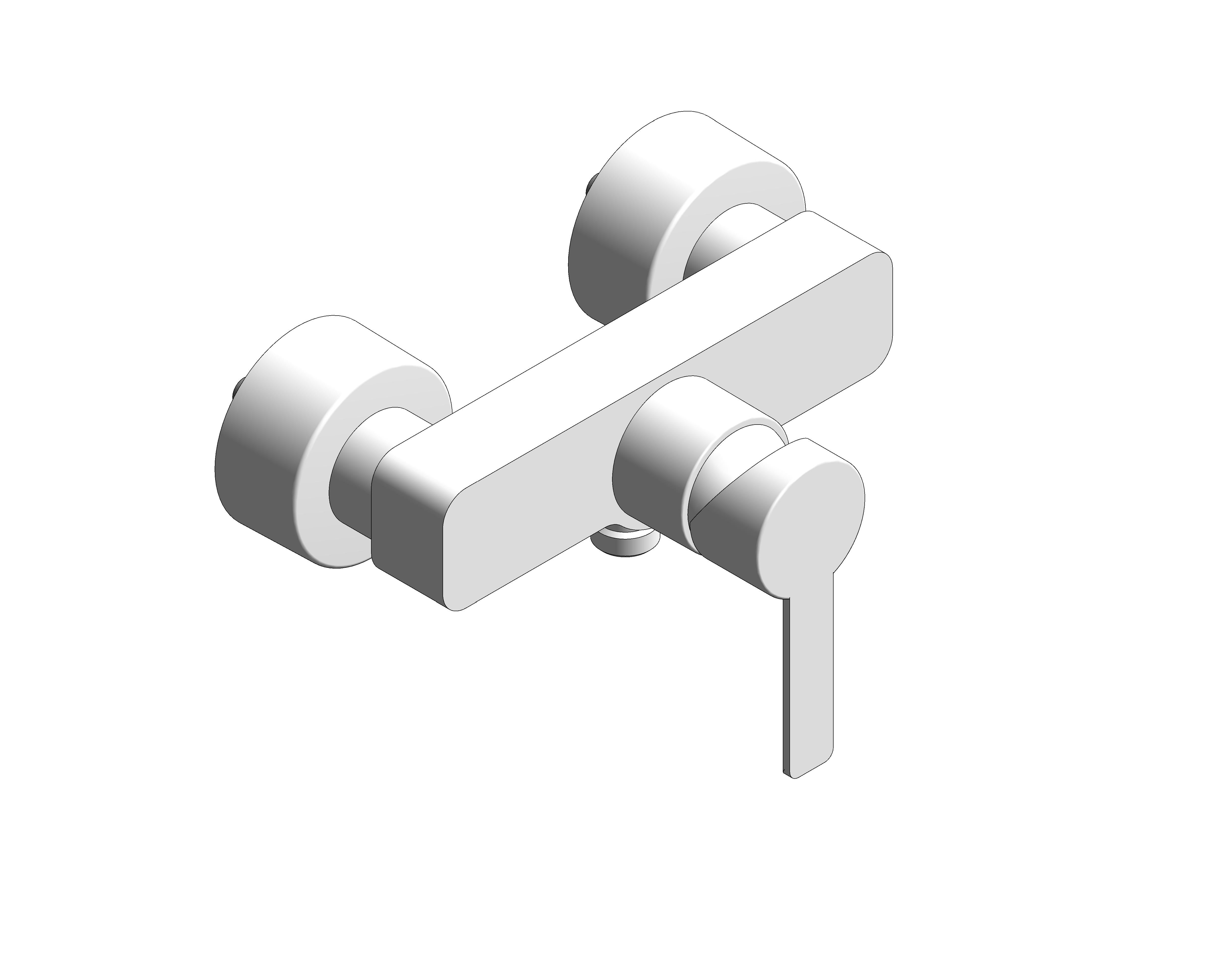 bimstore 3D image of the Grohe Lineare - Single-lever shower mixer 1/2″ - 33865001