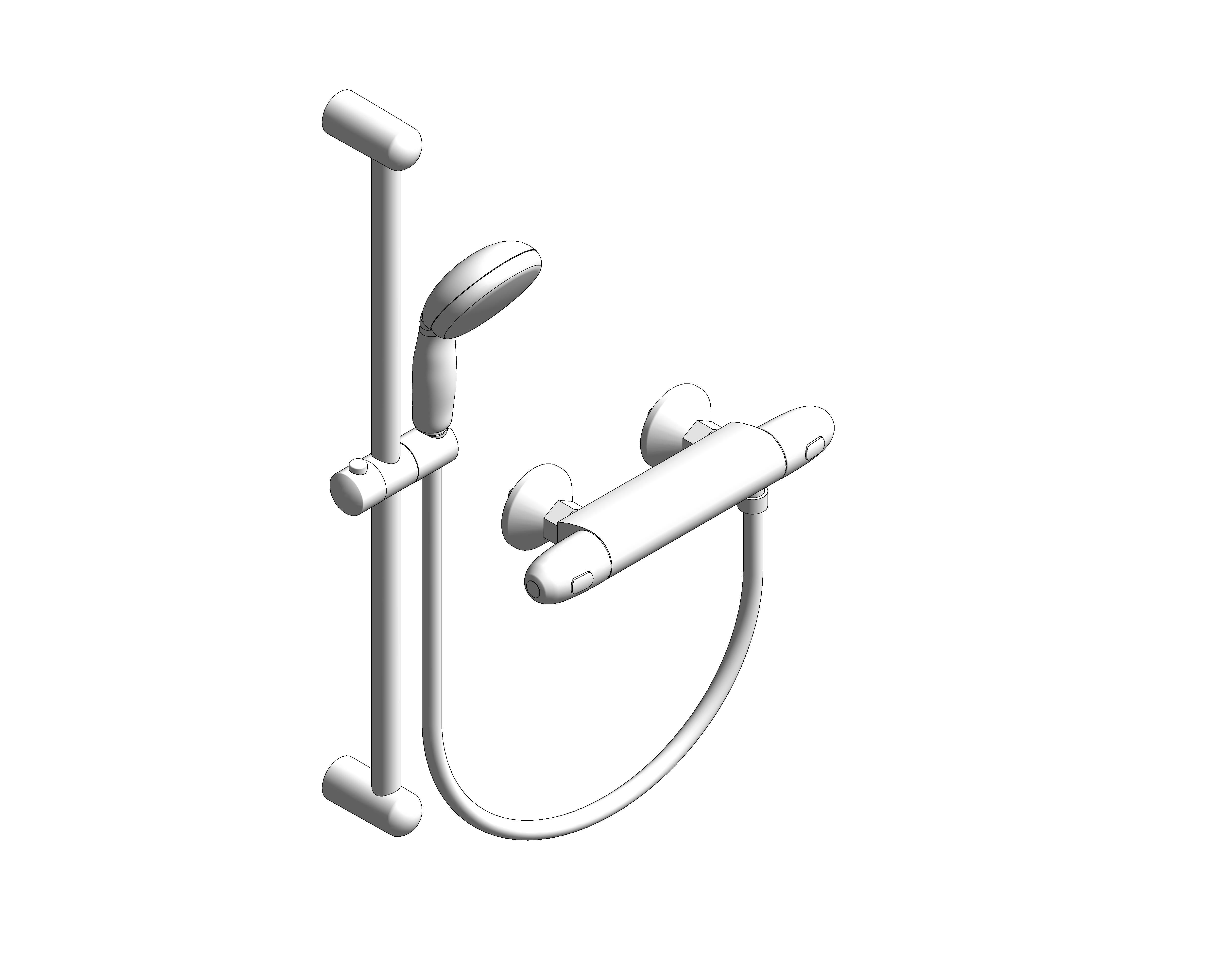 Product: Grohe Grohtherm 1000 - Thermostatic shower mixer 1/2″ with shower set - 34151004