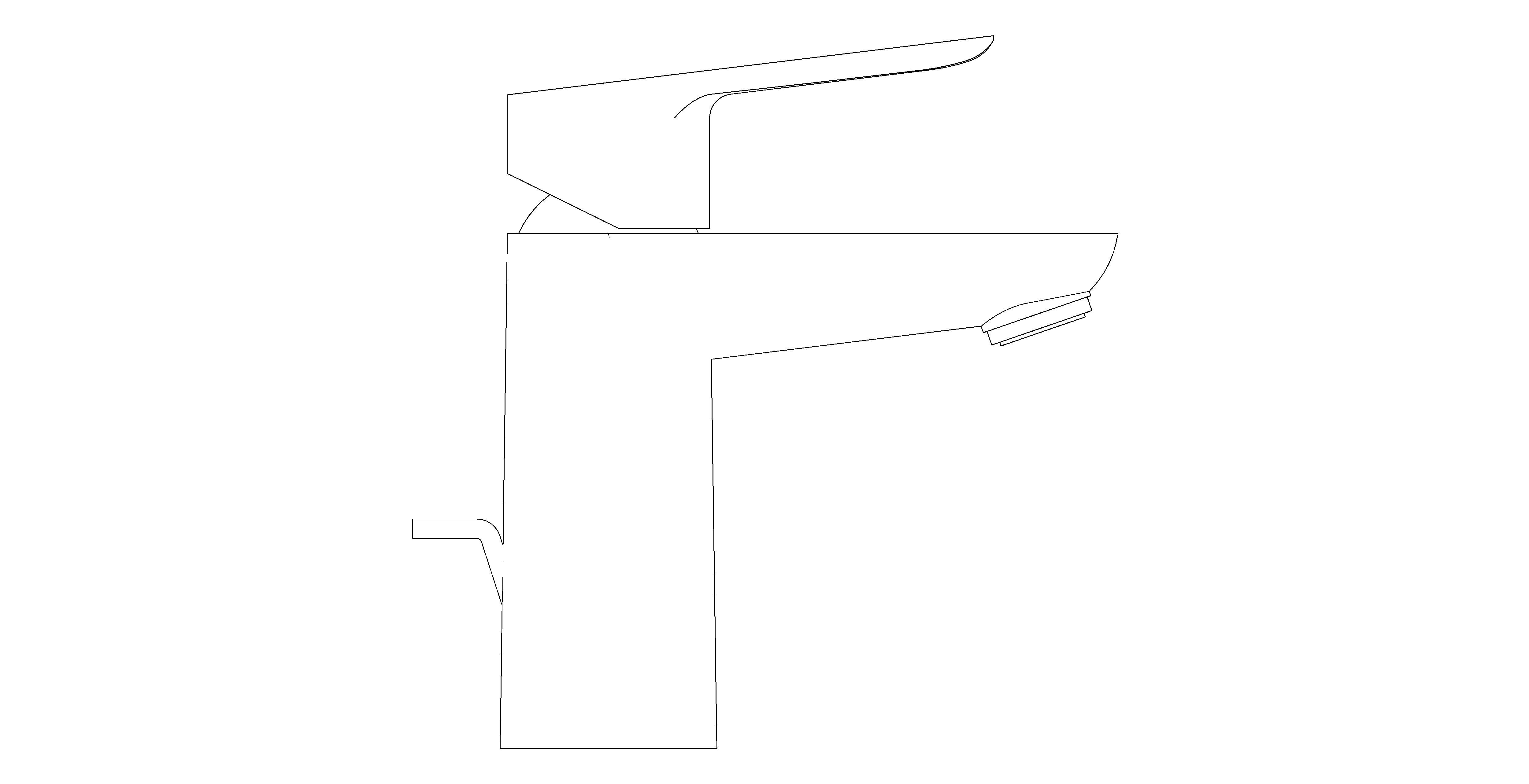 bimstore 3D image of the Bauedge Basin Mixer S Size - 23328000 from Grohe