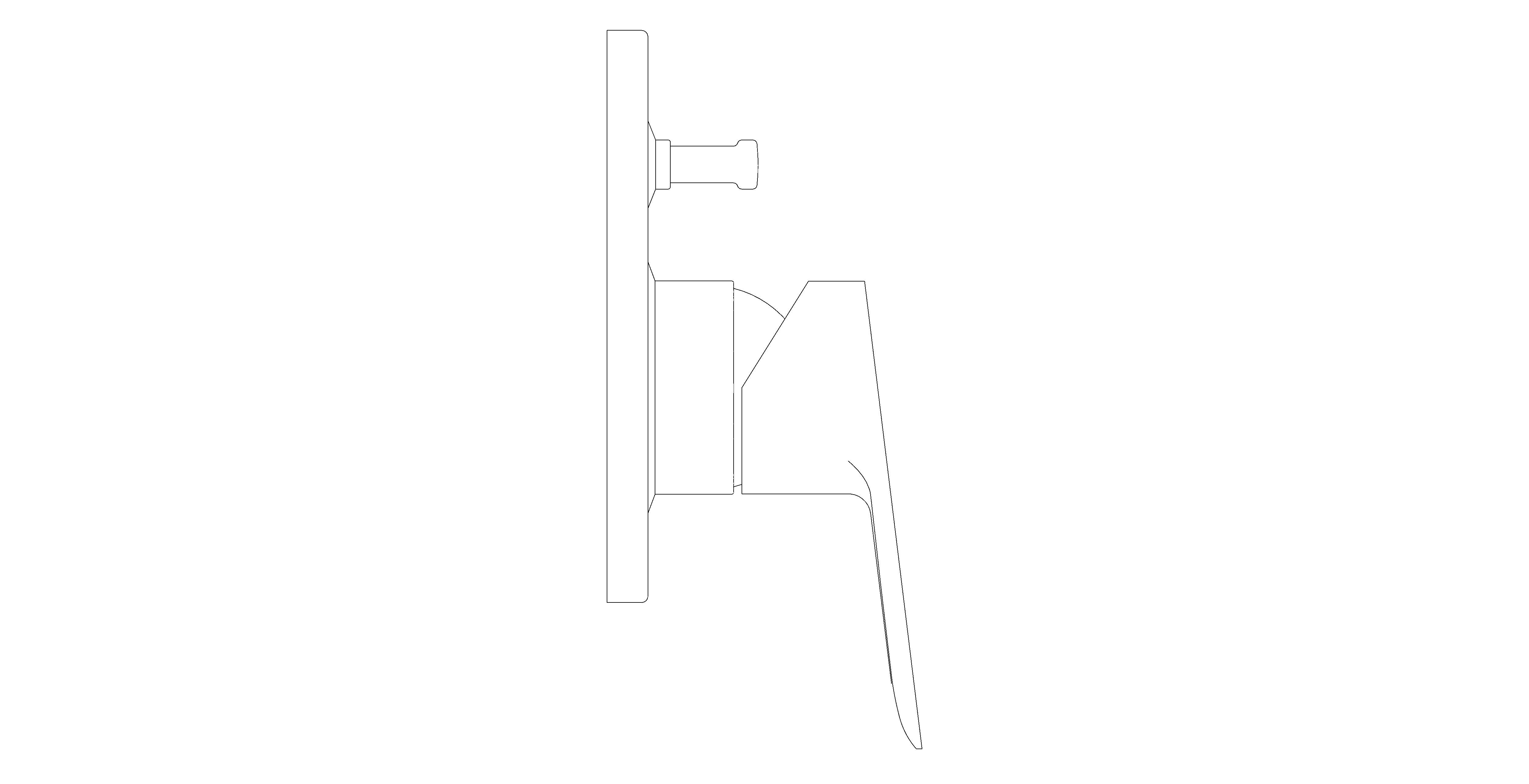 bimstore side image of the Bauedge Single Lever Bath Mixer - 29039000 from Grohe