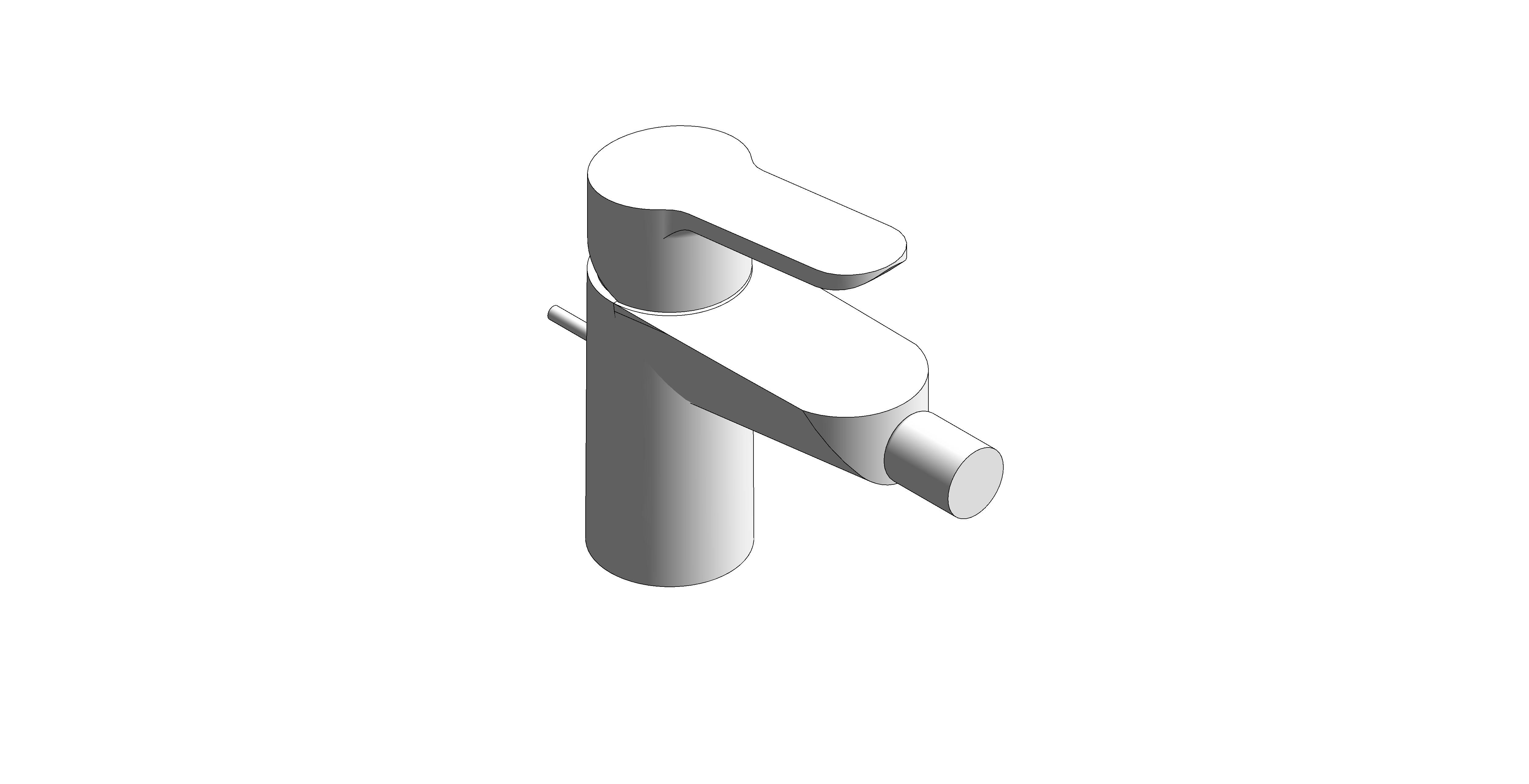 Product:  Bauedge Single Lever Bidet Mixer - 32822000