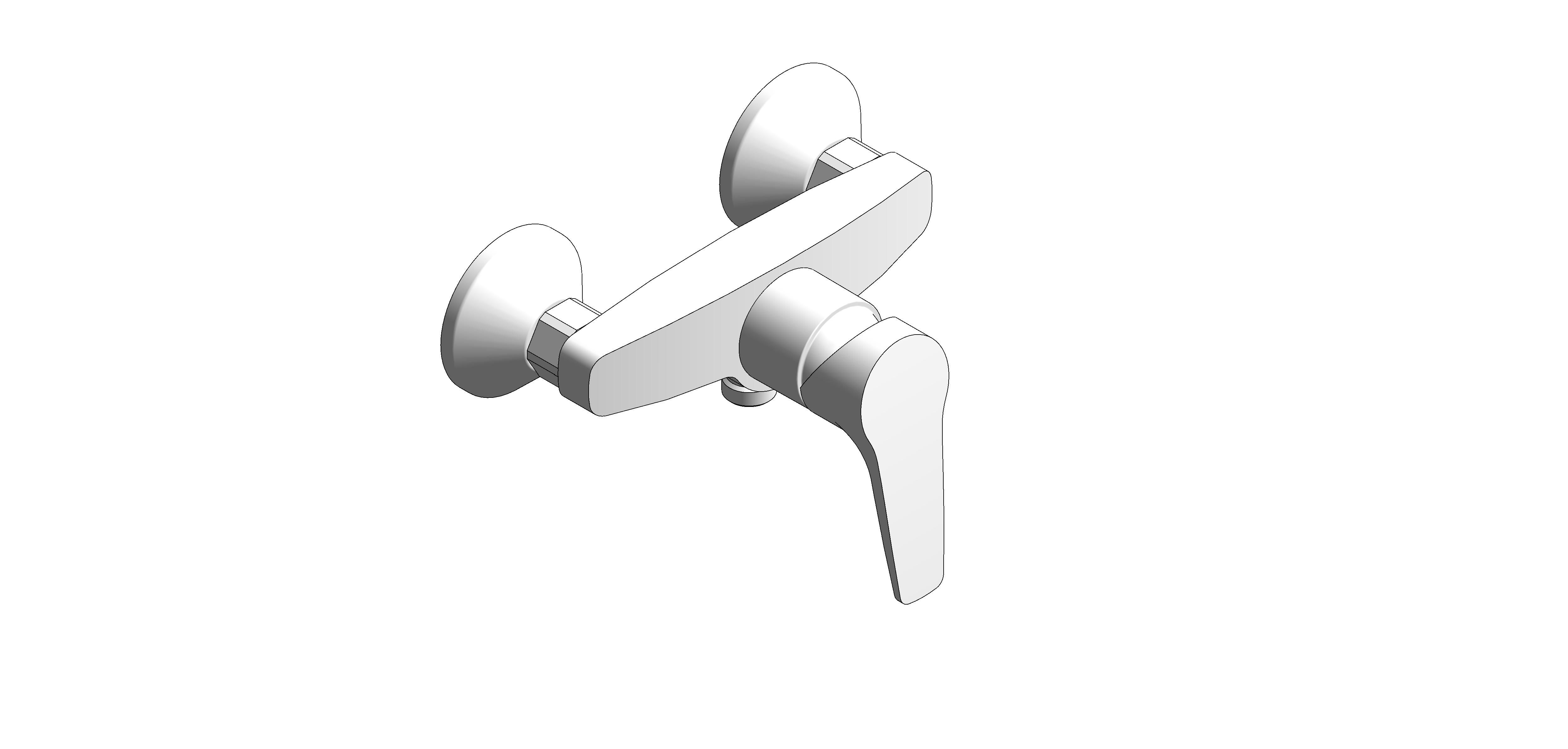 Product: BauFlow Single Lever Shower Mixer - 23632000