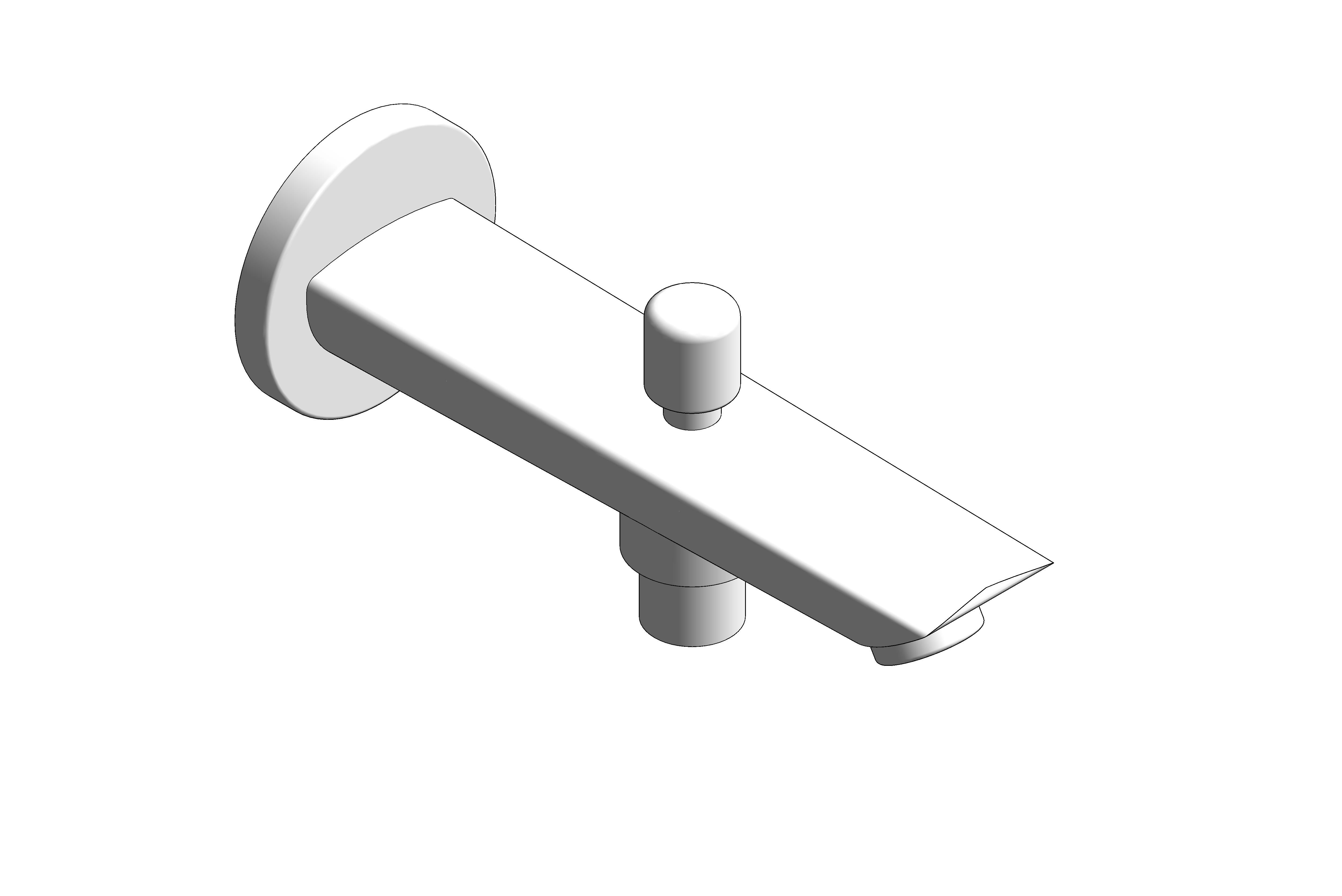 Product: BauCosmopolitan - bath spout bath spout +d - 13425001