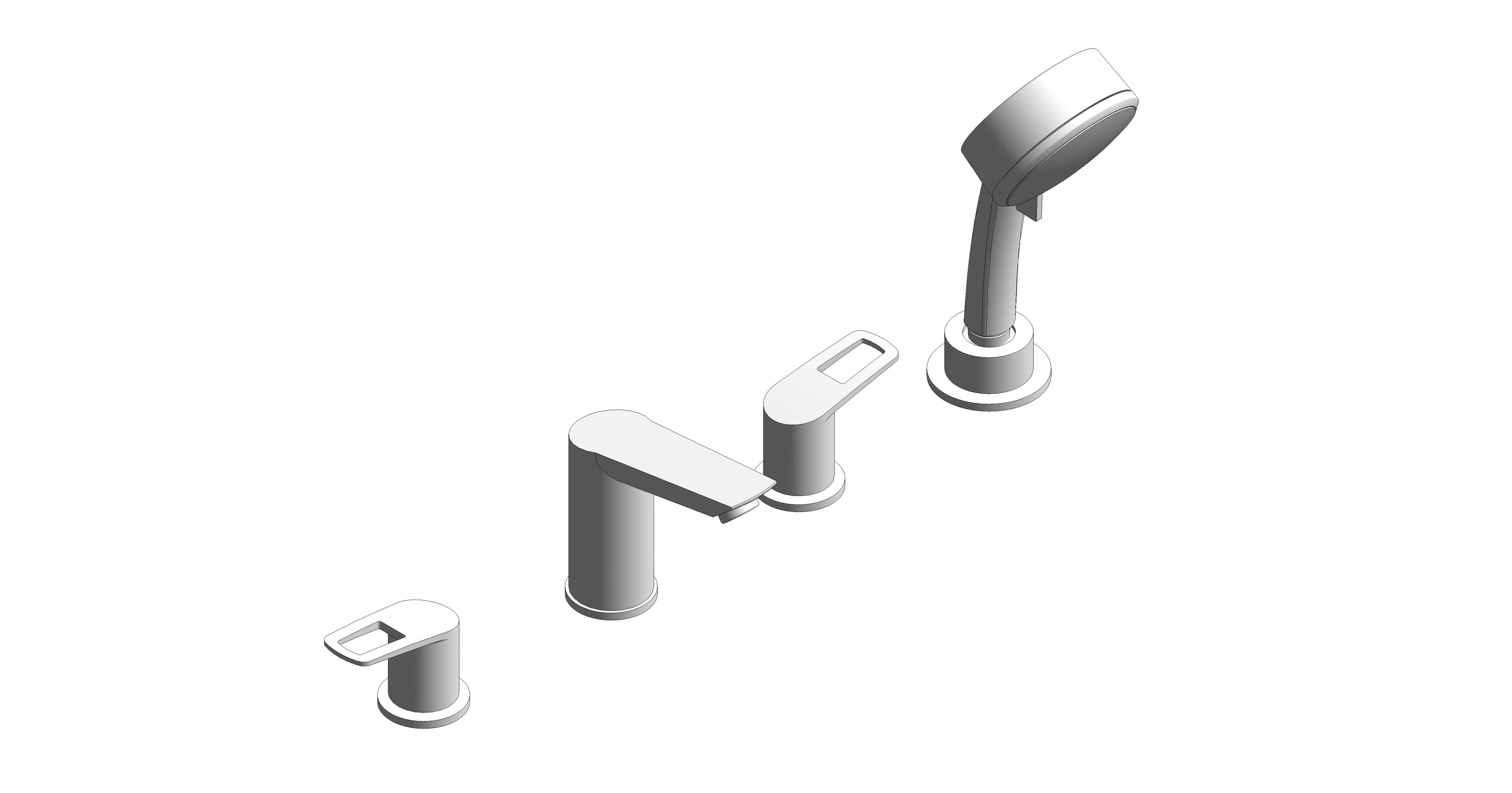 Product: BauEdge - 2hdl bath 4-h - 2512010A