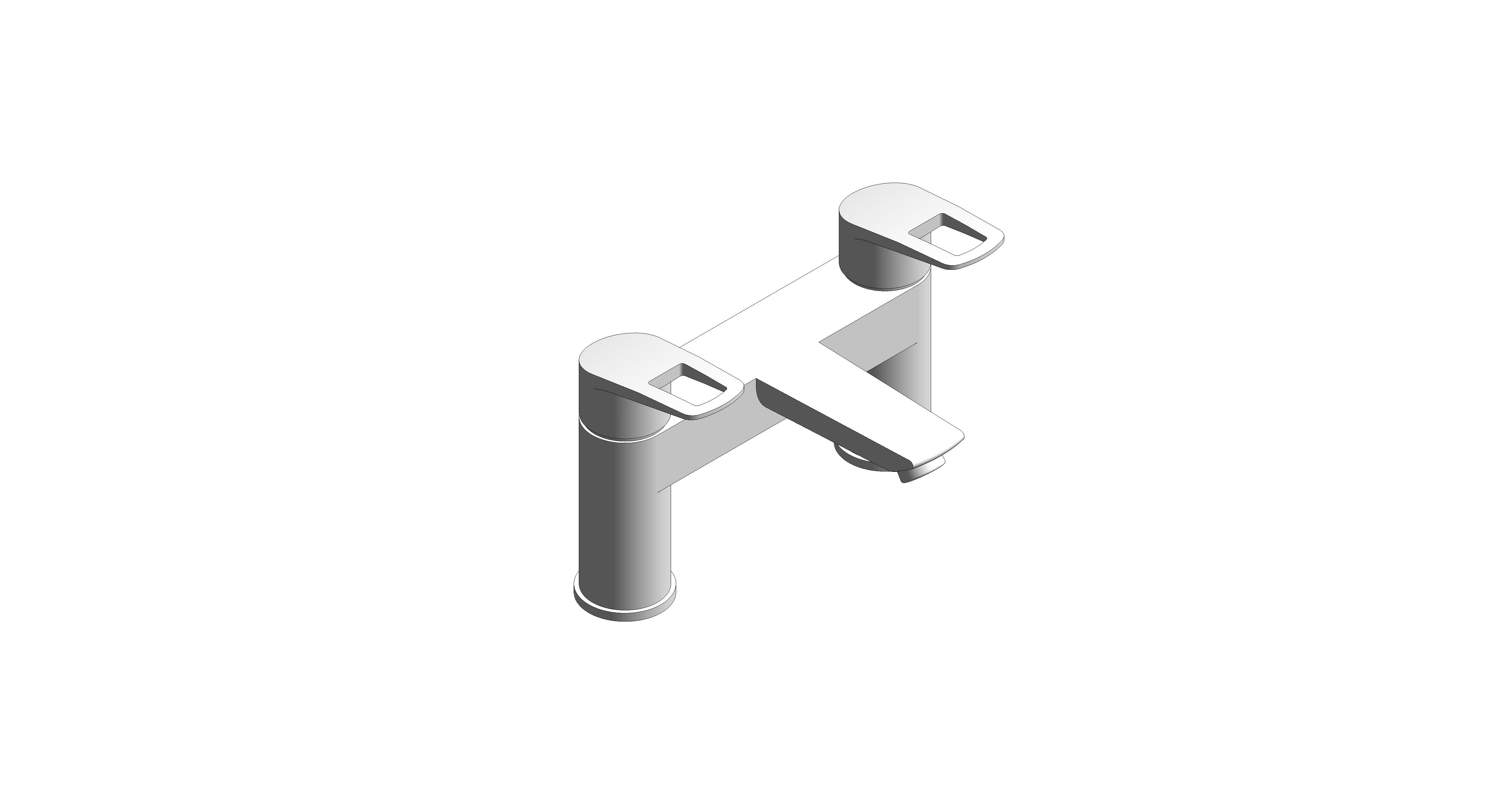 Product: Grohe BauLoop - 2hdl bath 2-h UK - 25231001