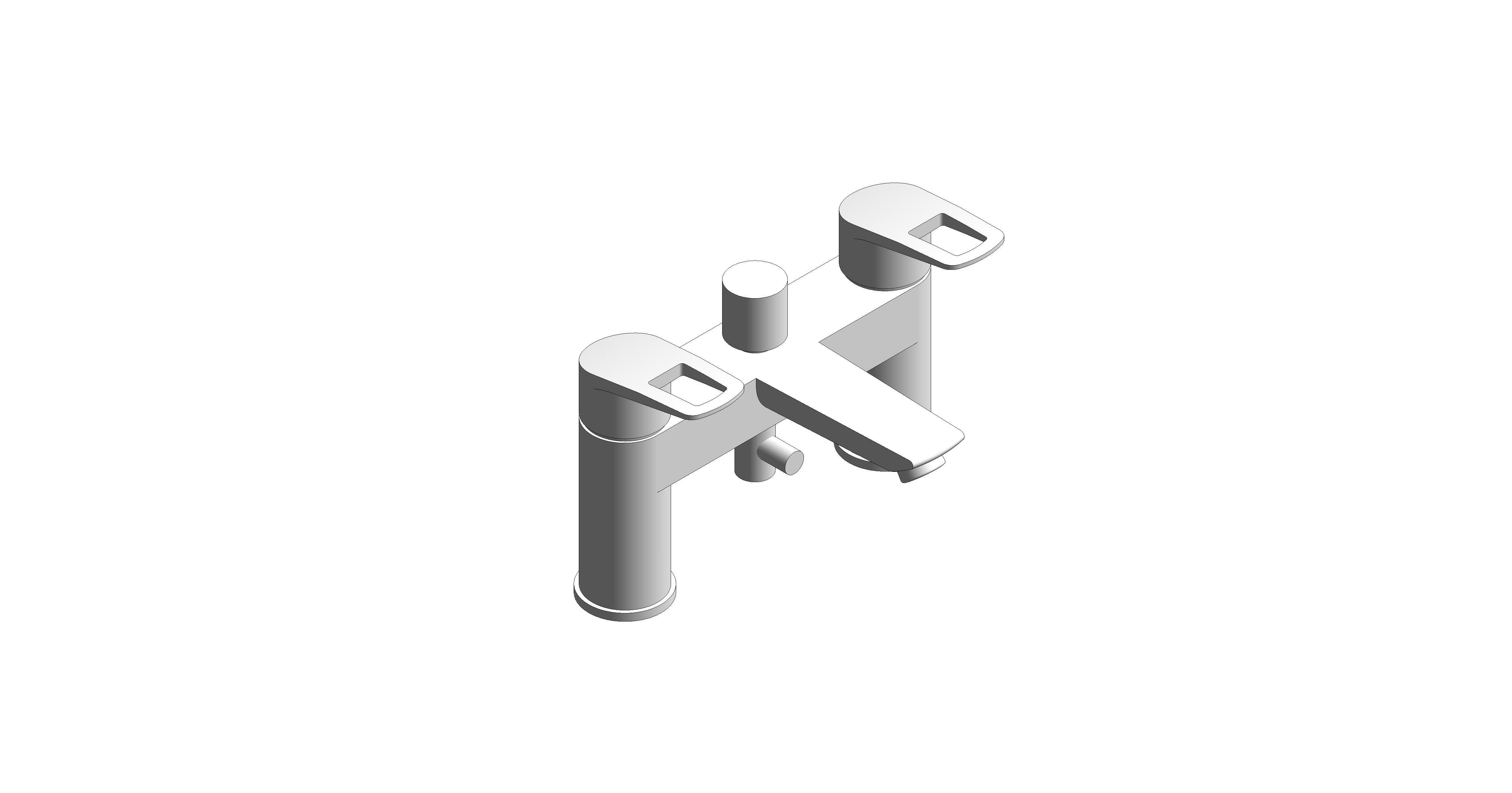 Product: Grohe BauLoop - 2hdl bath 2-h UK - 25232001