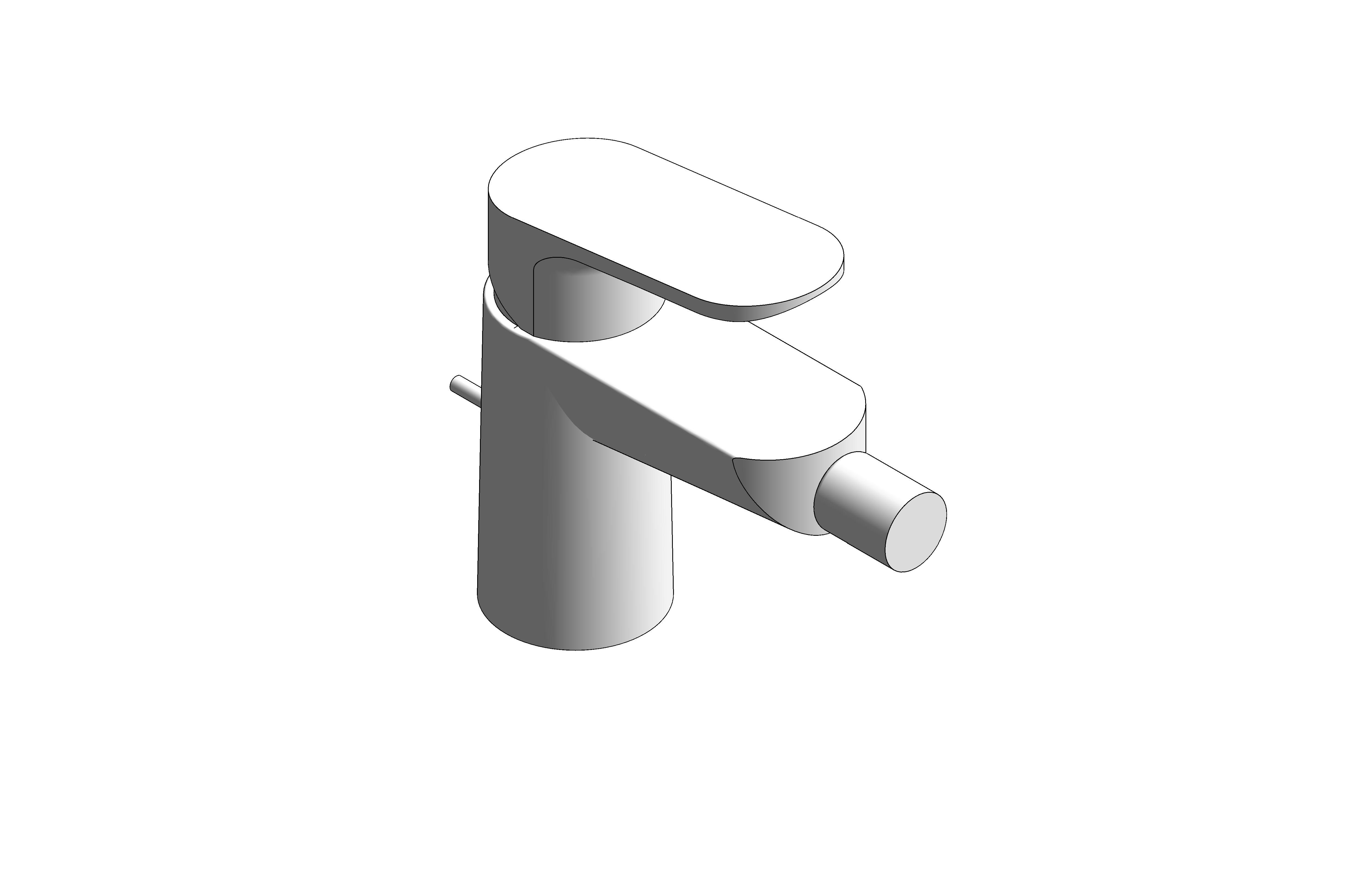Product: BauLoop Bidet Mixer - 23338000