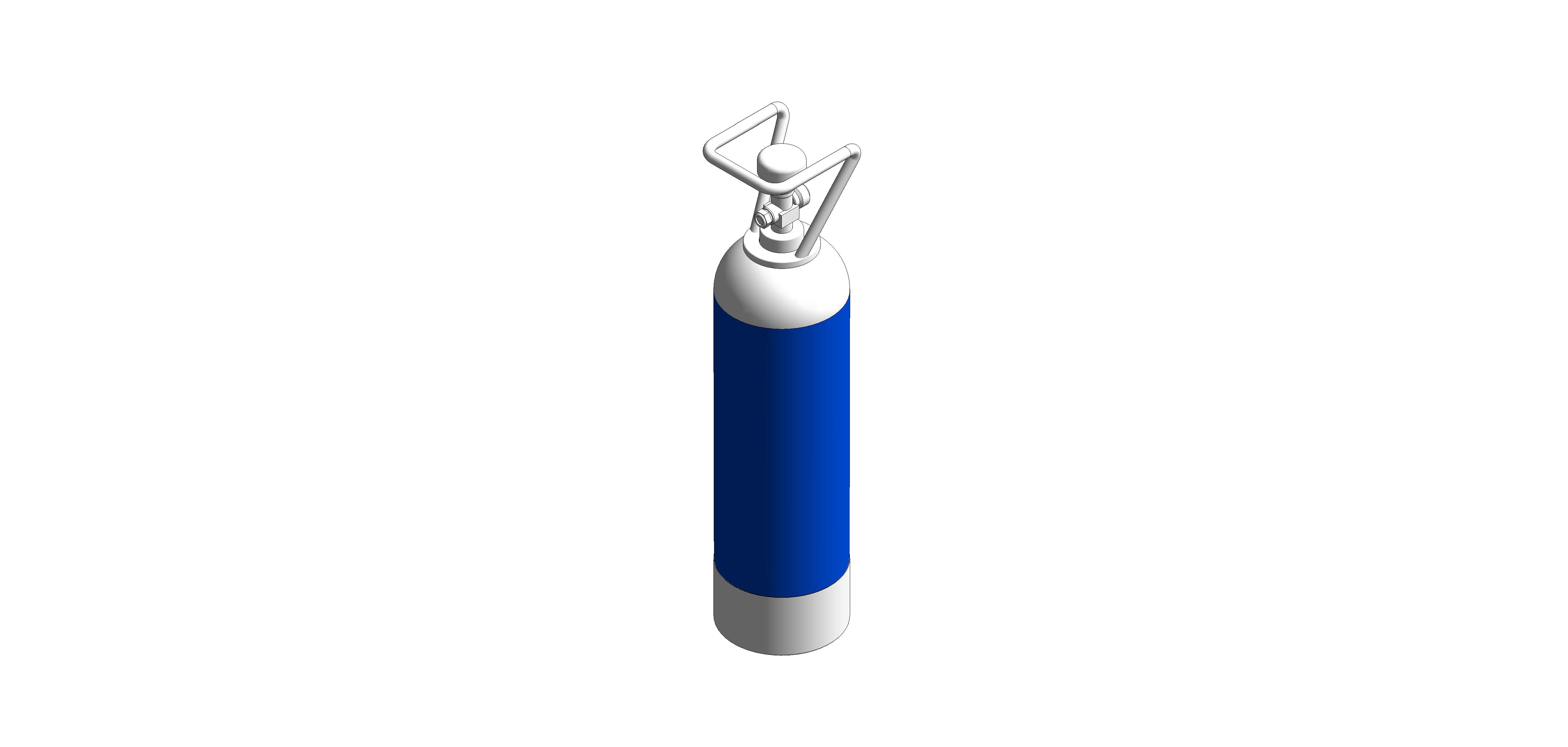 Product: Blue Starter Kit 2kg CO2 Bottle -40423000
