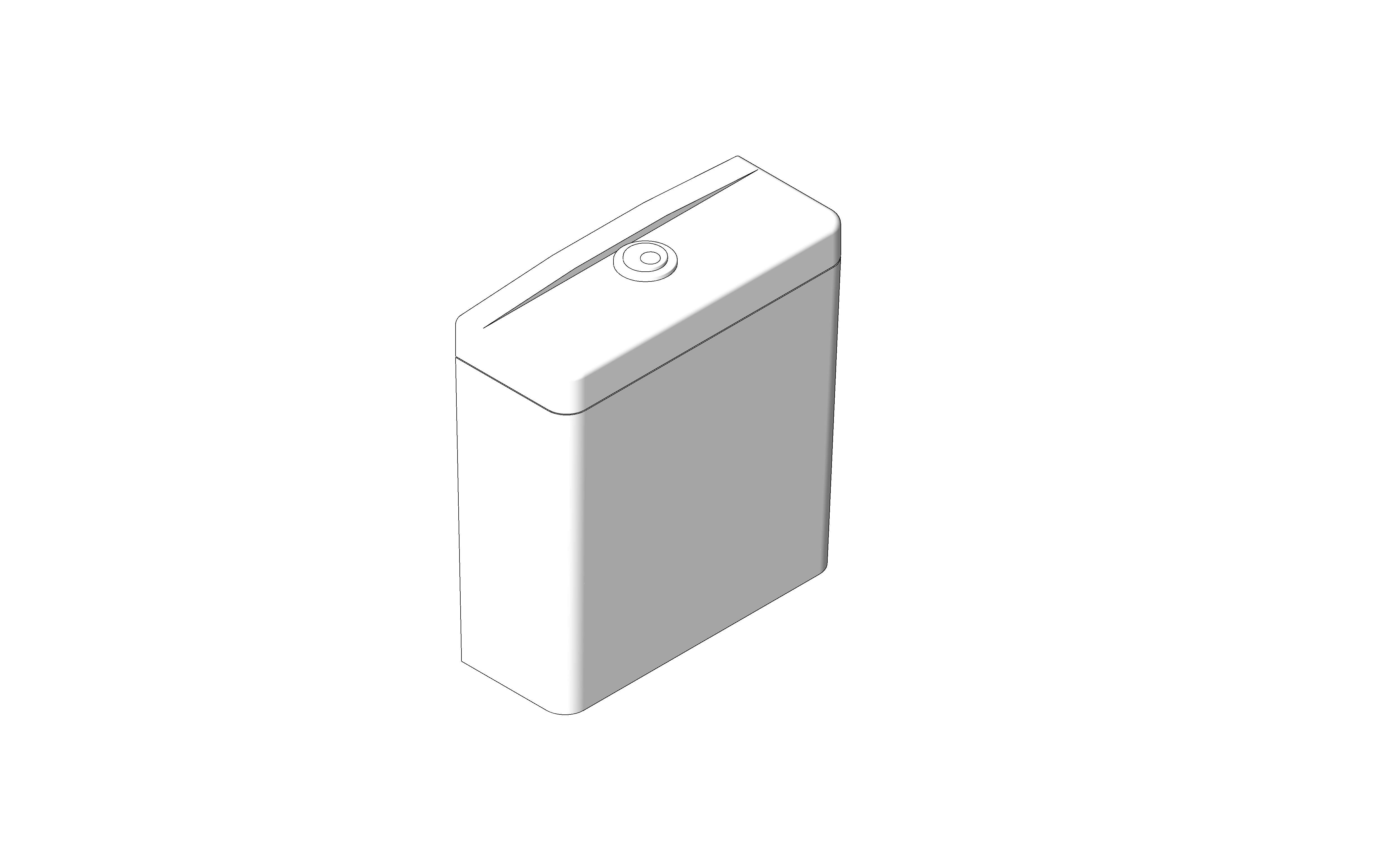 Grohe - Bau Ceramic Exposed Flushing Cistern