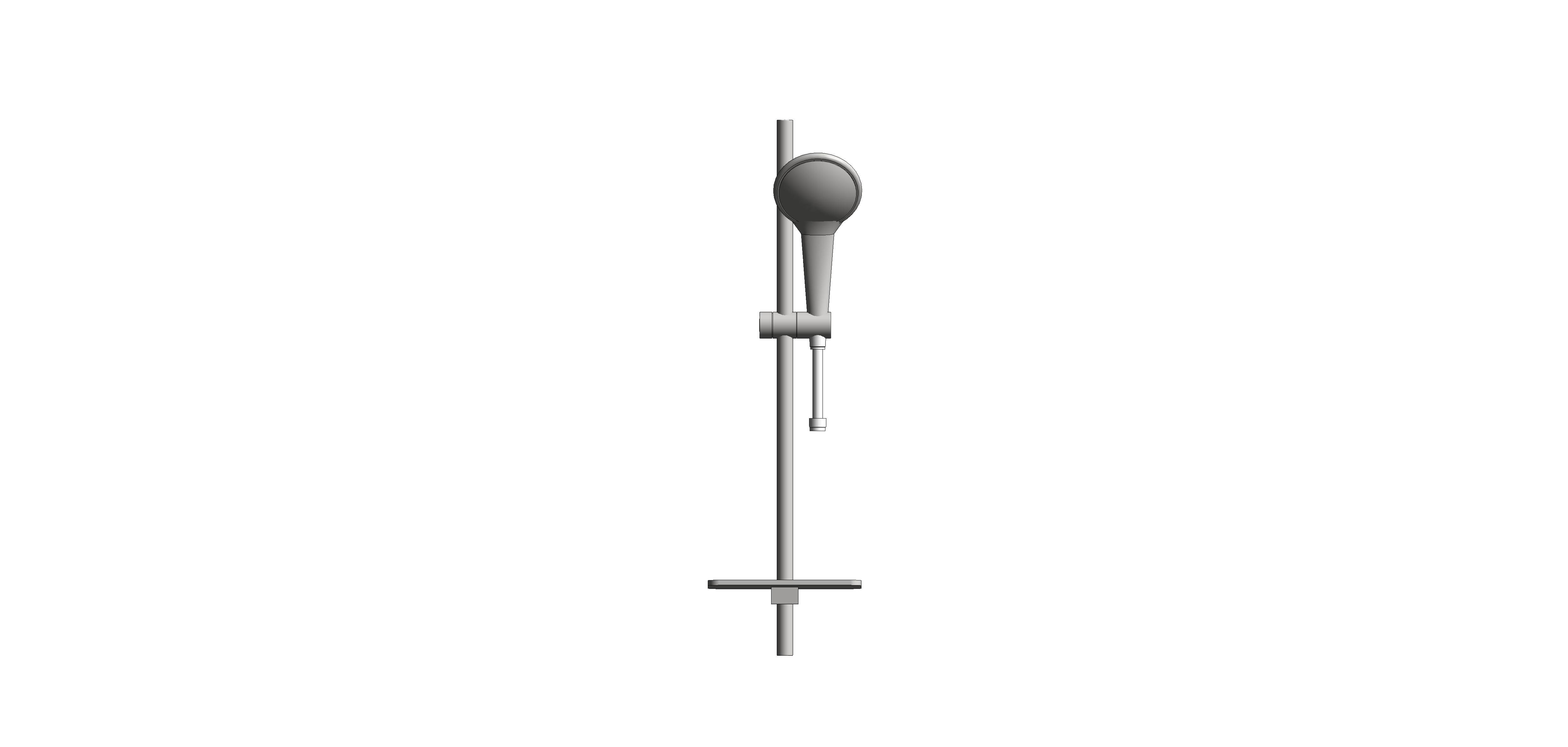 bimstore front image of the Euphoria Champagne 110 Shower Rail Set 600 - 26624000 from Grohe