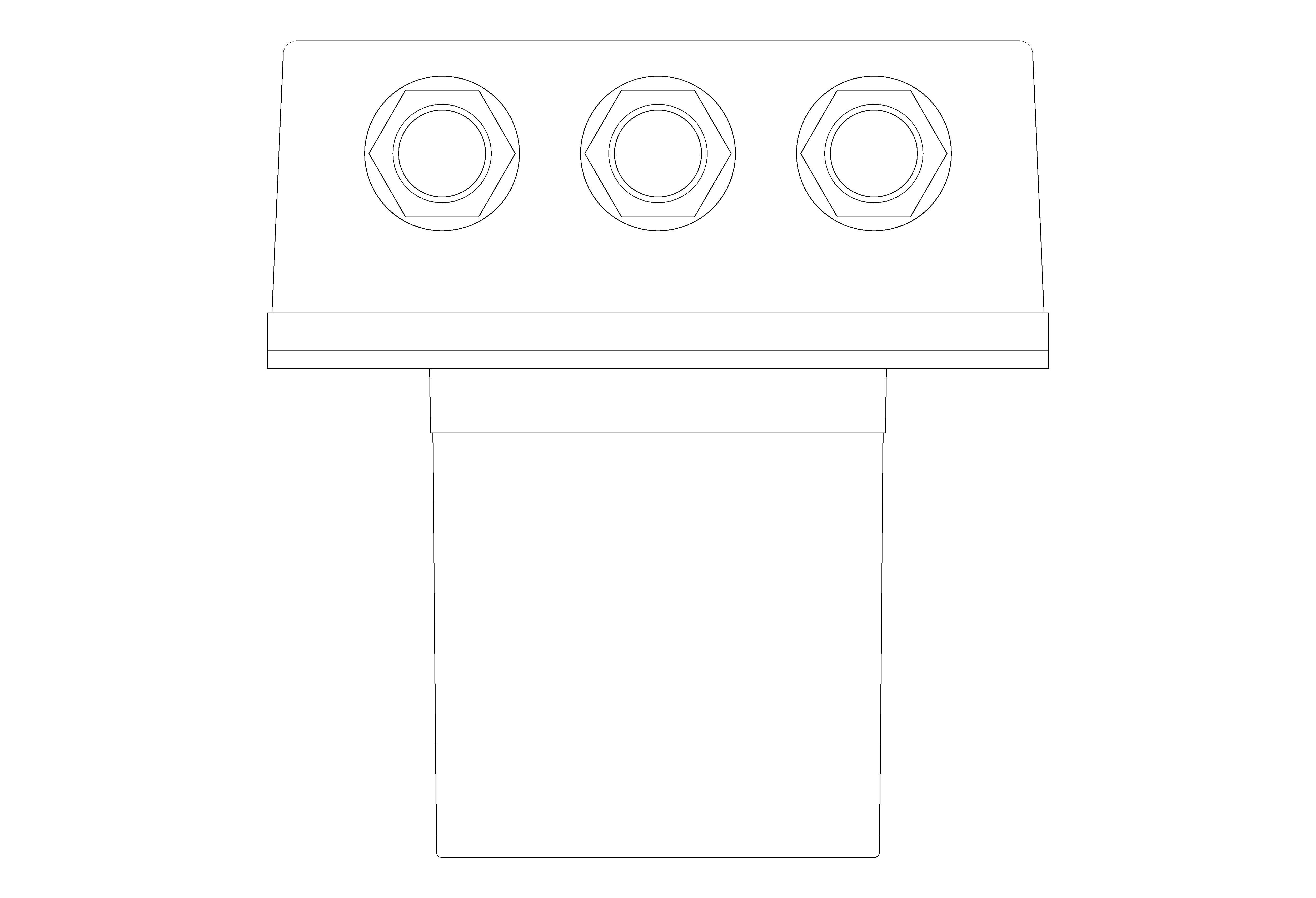 bimstore plan image of the Eurosmart Cosmopolitan E Concealed Body - 36459000 from Grohe