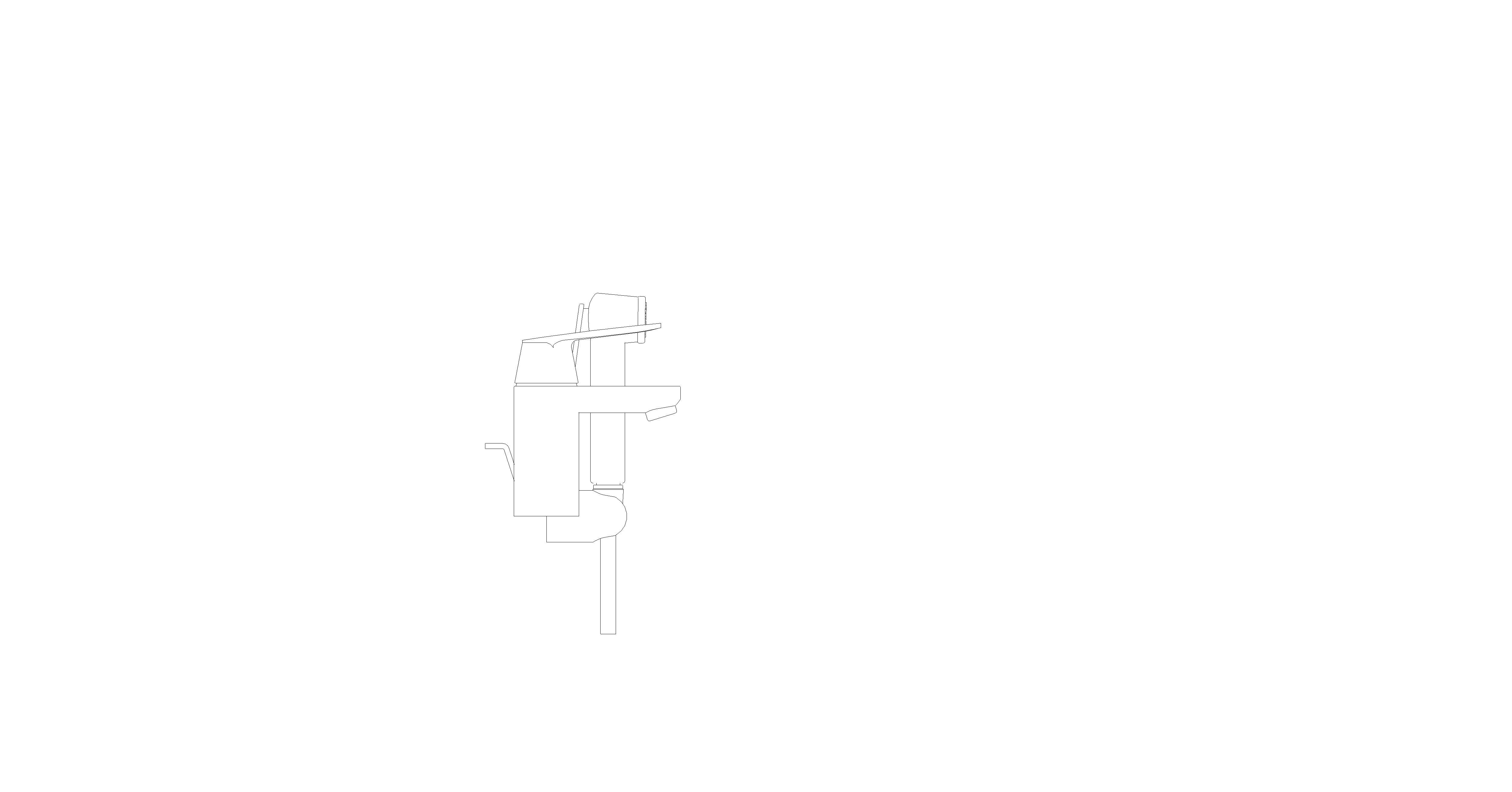 bimstore side image of the Eurosmart Cosmopolitan Single Lever Basin Mixer 1/2" S-Size - 23951000 from Grohe