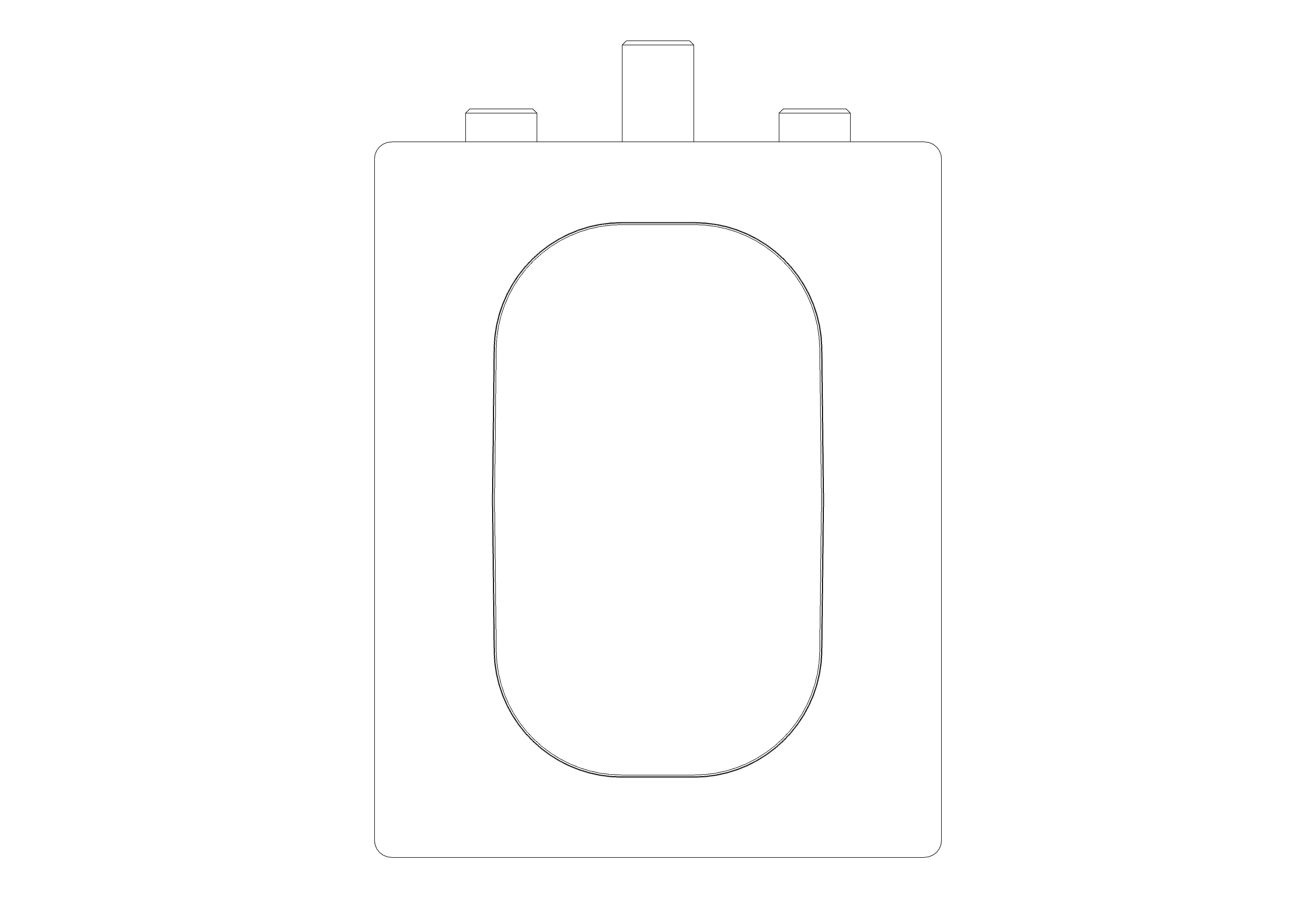 bimstore front image of the Eurosmart Cosmopolitan T Concealed Mounting Box With Mixture - 36322001 from Grohe