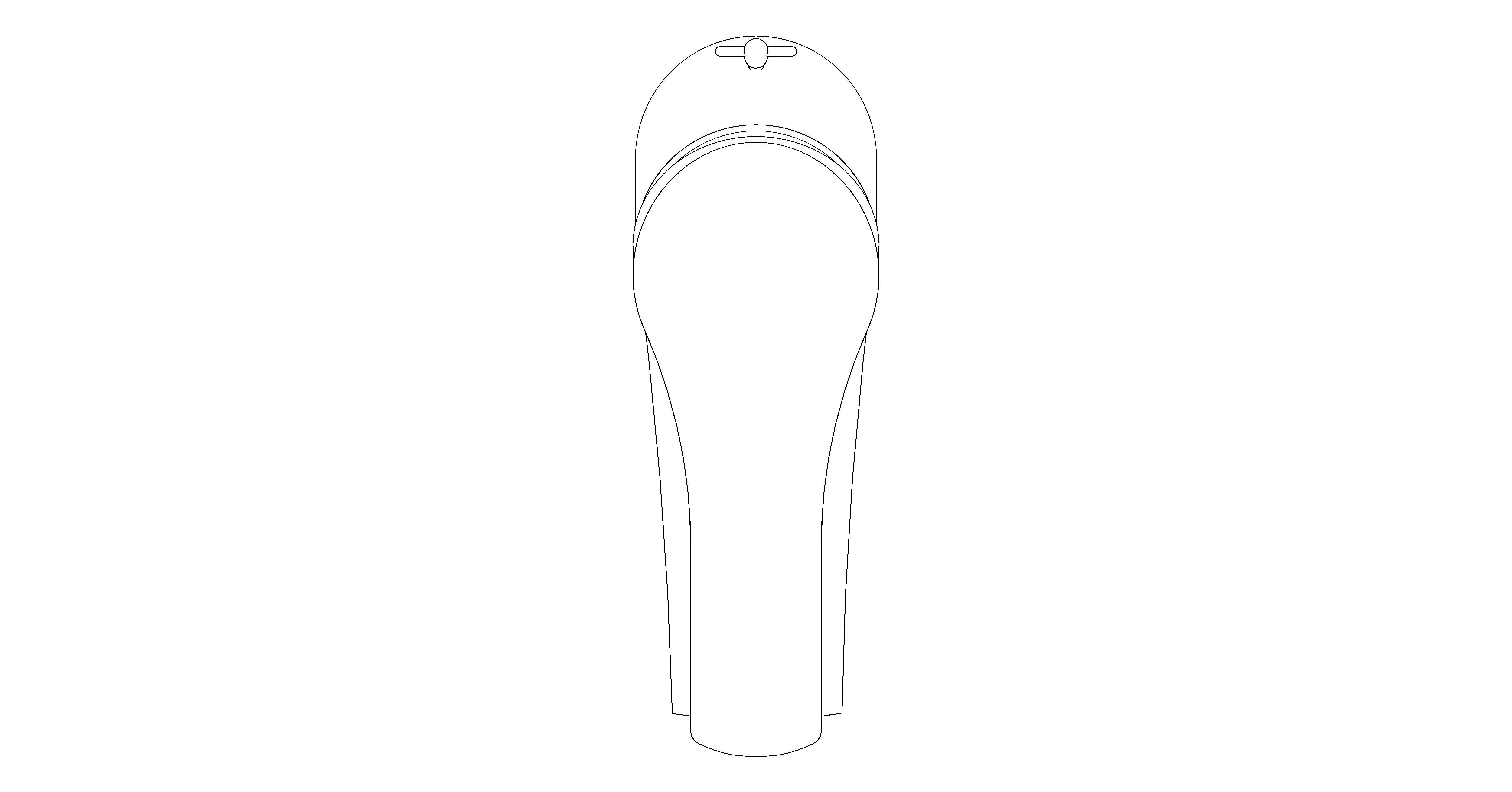 bimstore plan image of the Eurosmart Single Lever Basin Mixer 1/2" S-Size - 23947002 from Grohe