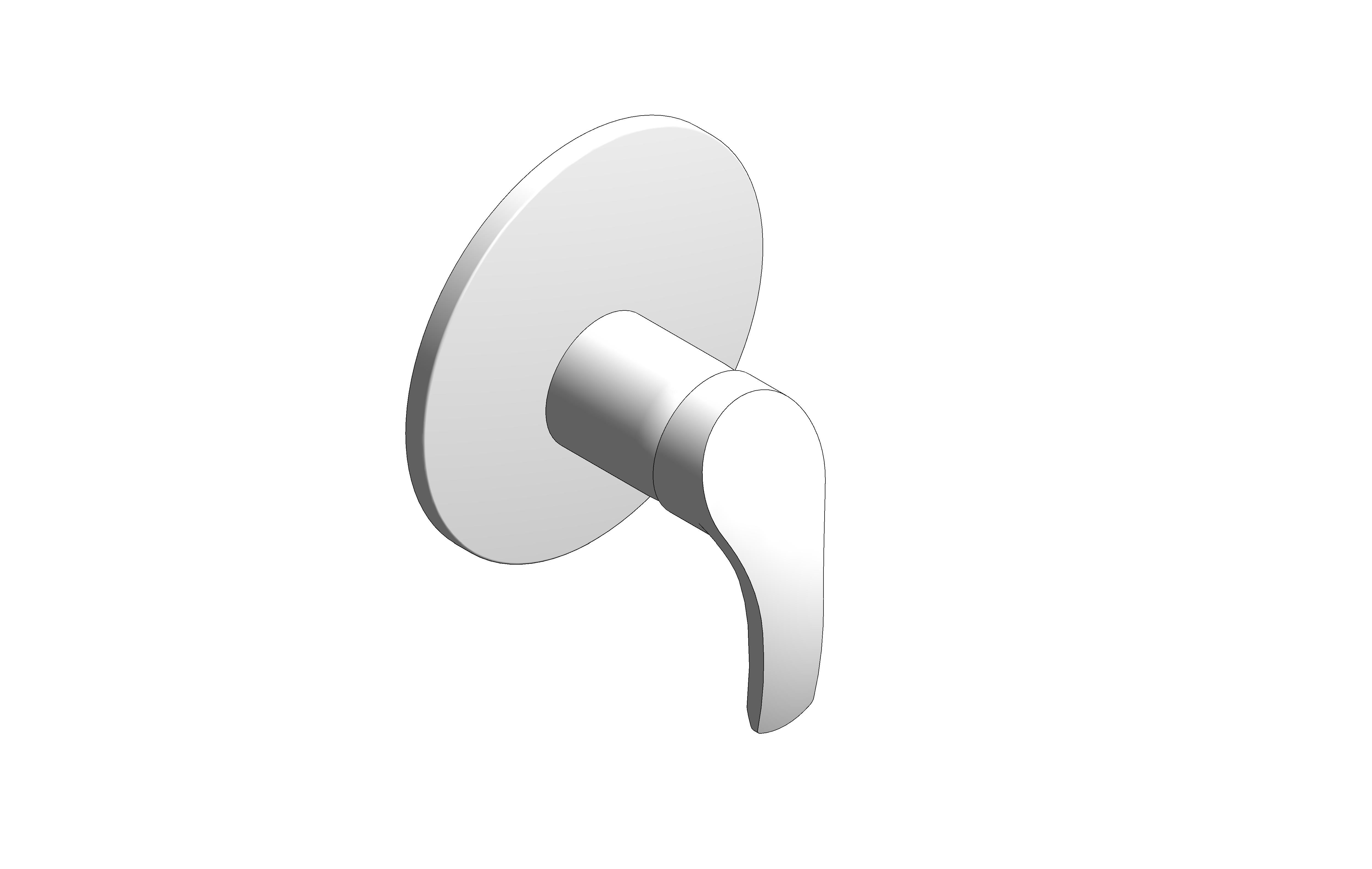 Product: Eurosmart Single Lever Shower Mixer Trim - 19451002